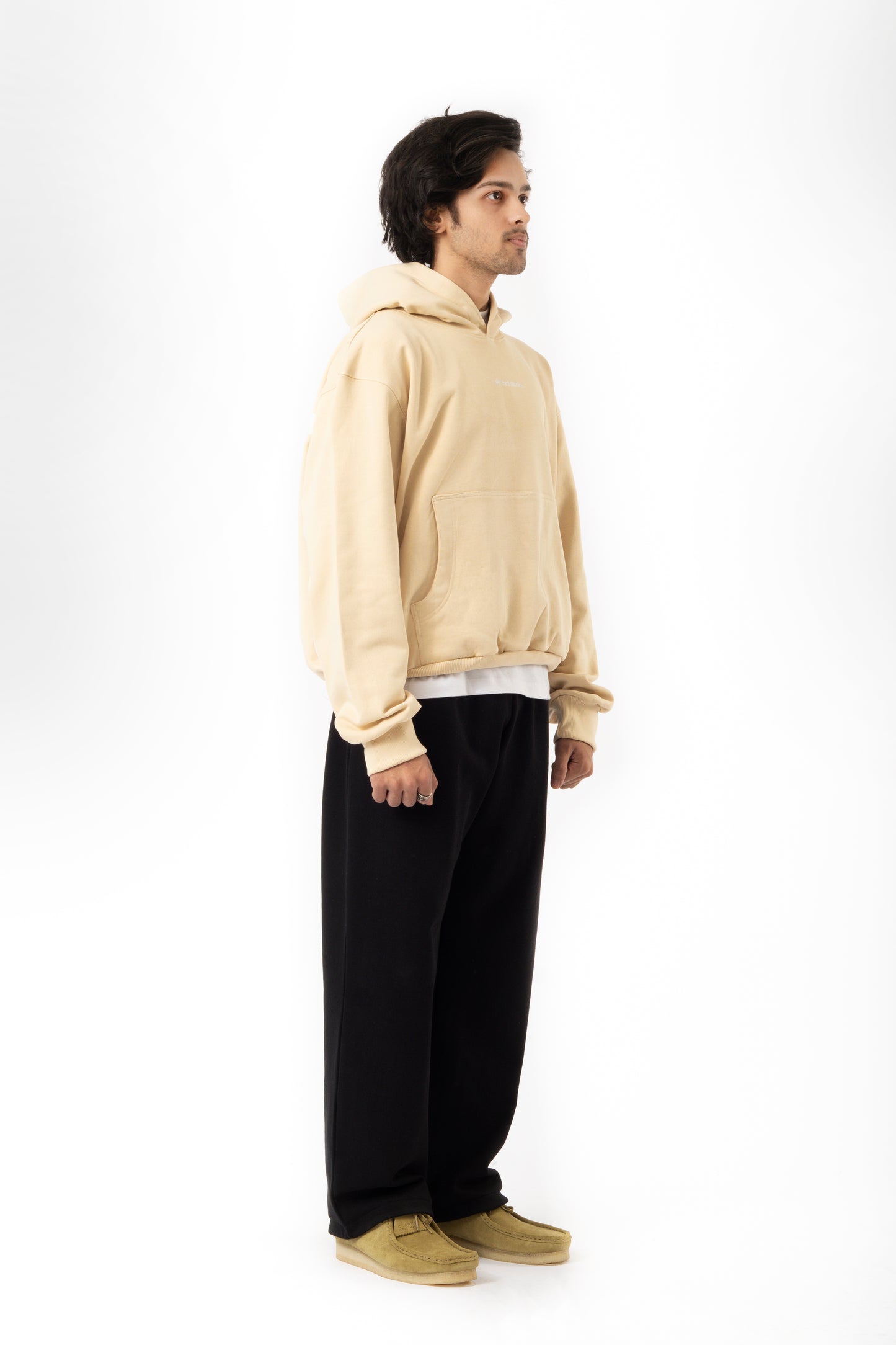 Stripes Cream Hoodie