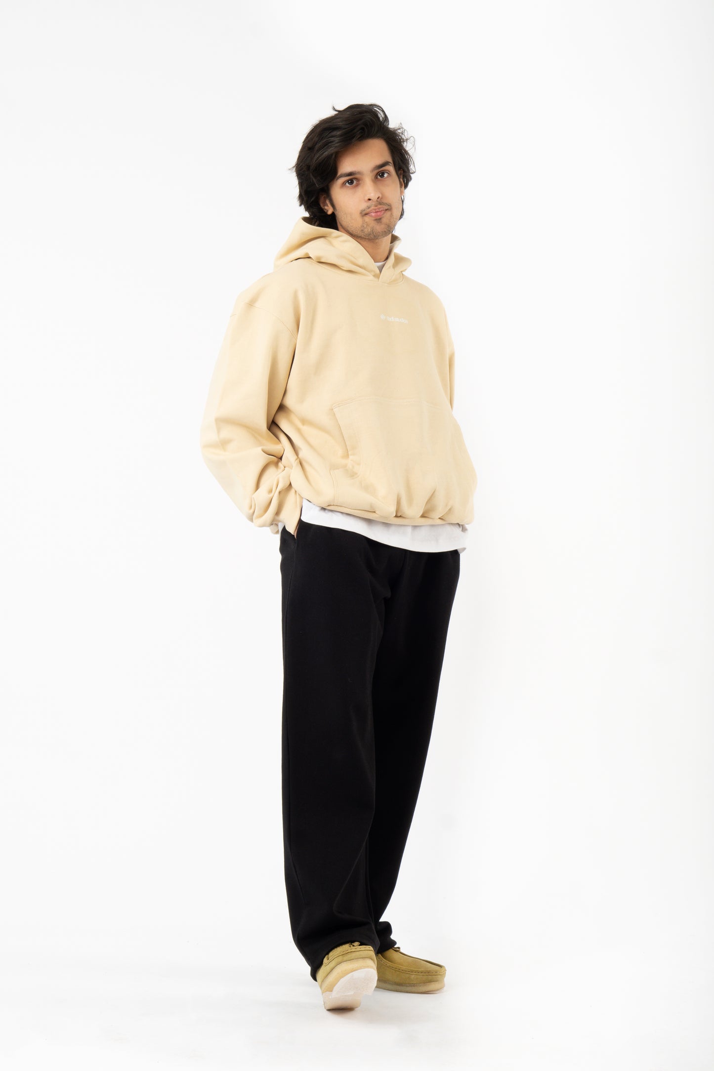 Stripes Cream Hoodie