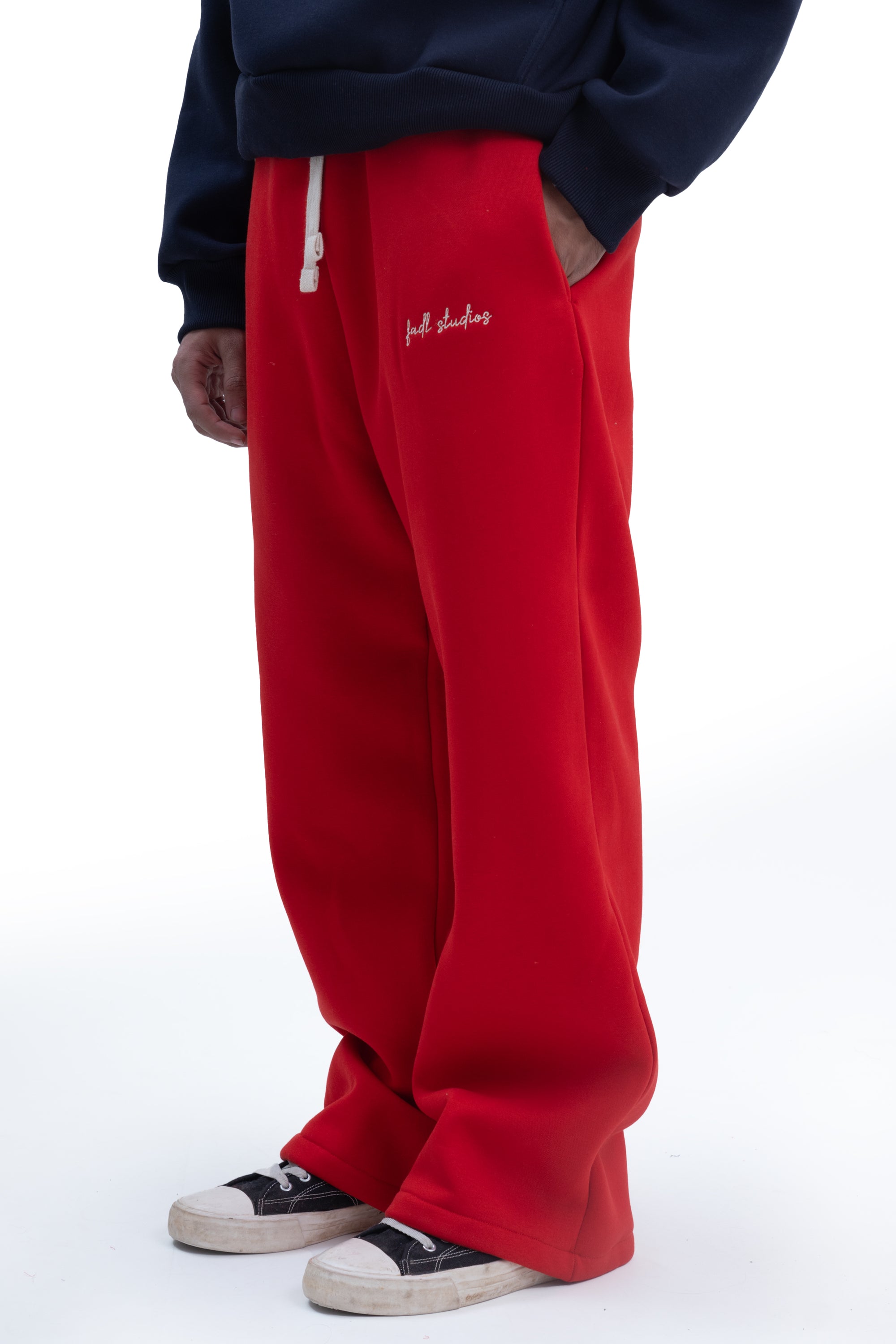 Warm Up Sweatpants - Red