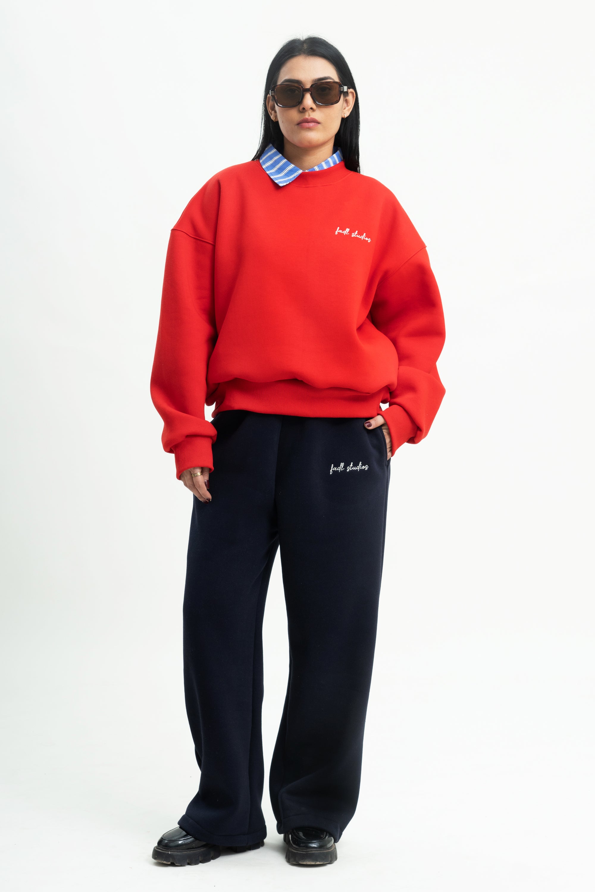 Warm Up Sweatshirt- Red
