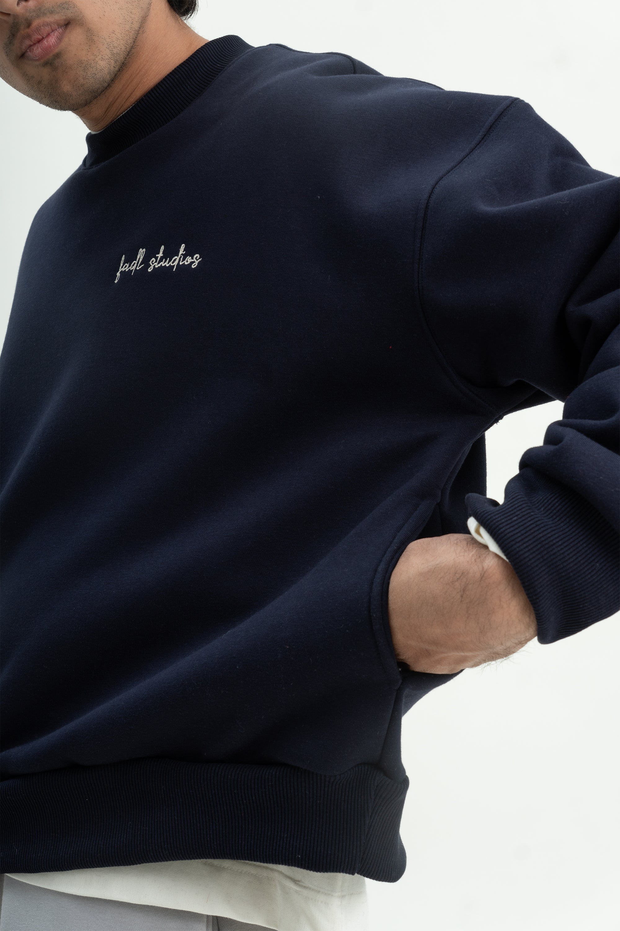 Warm Up Sweatshirt- Navy