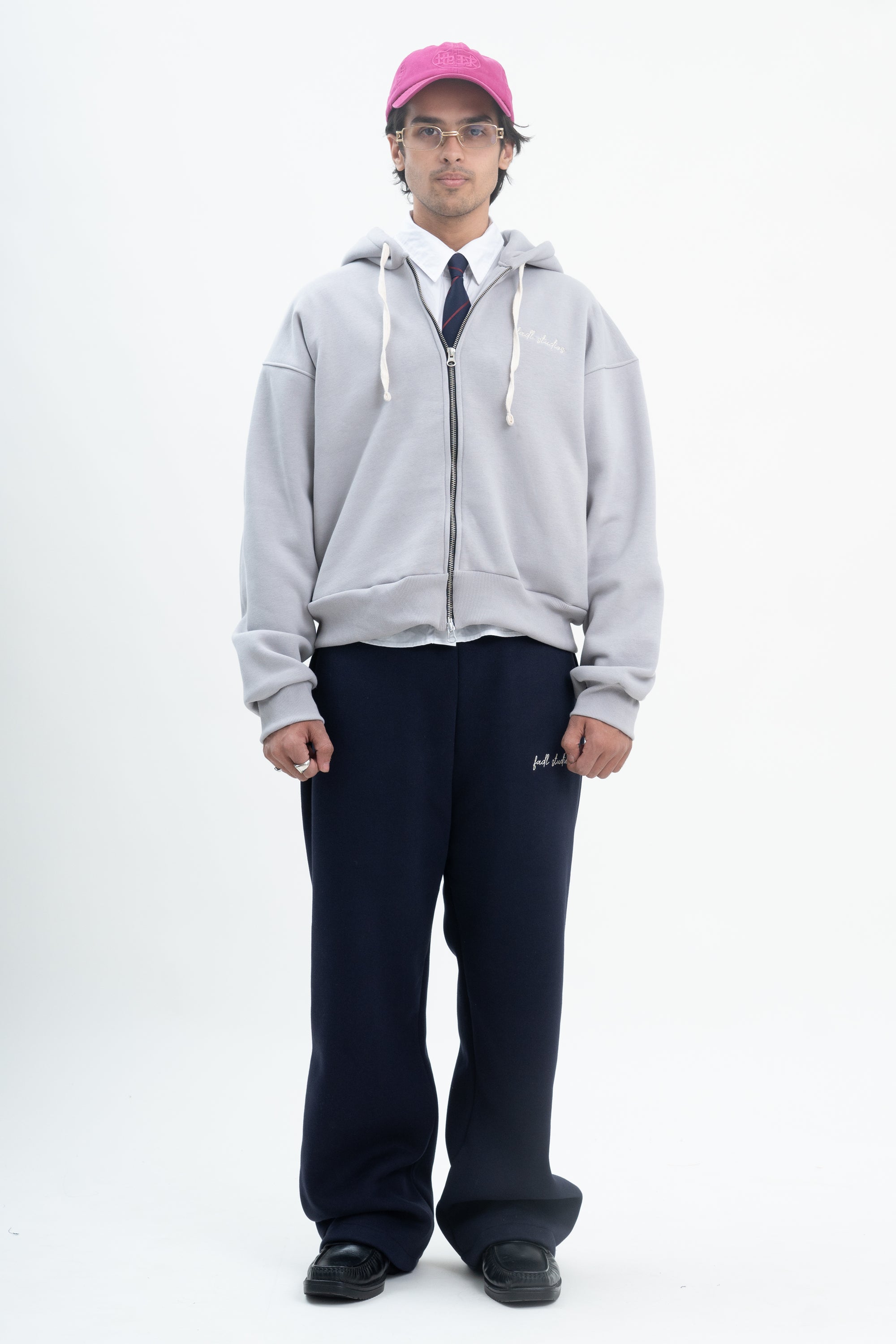 Warm Up Zipper-Cement