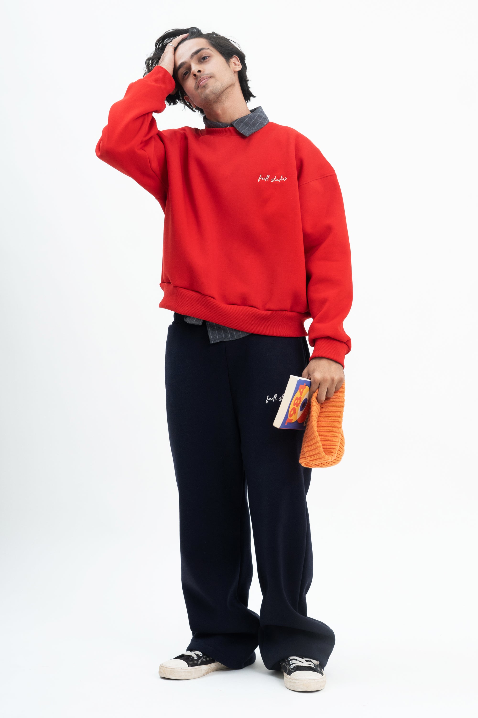 Warm Up Sweatshirt- Red