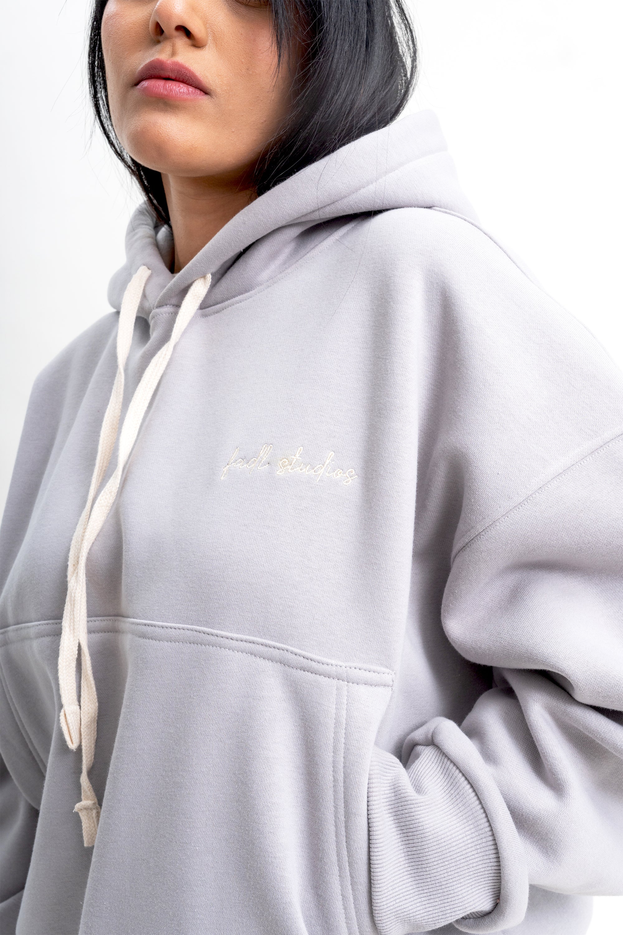 Warm up hoodie-Cement