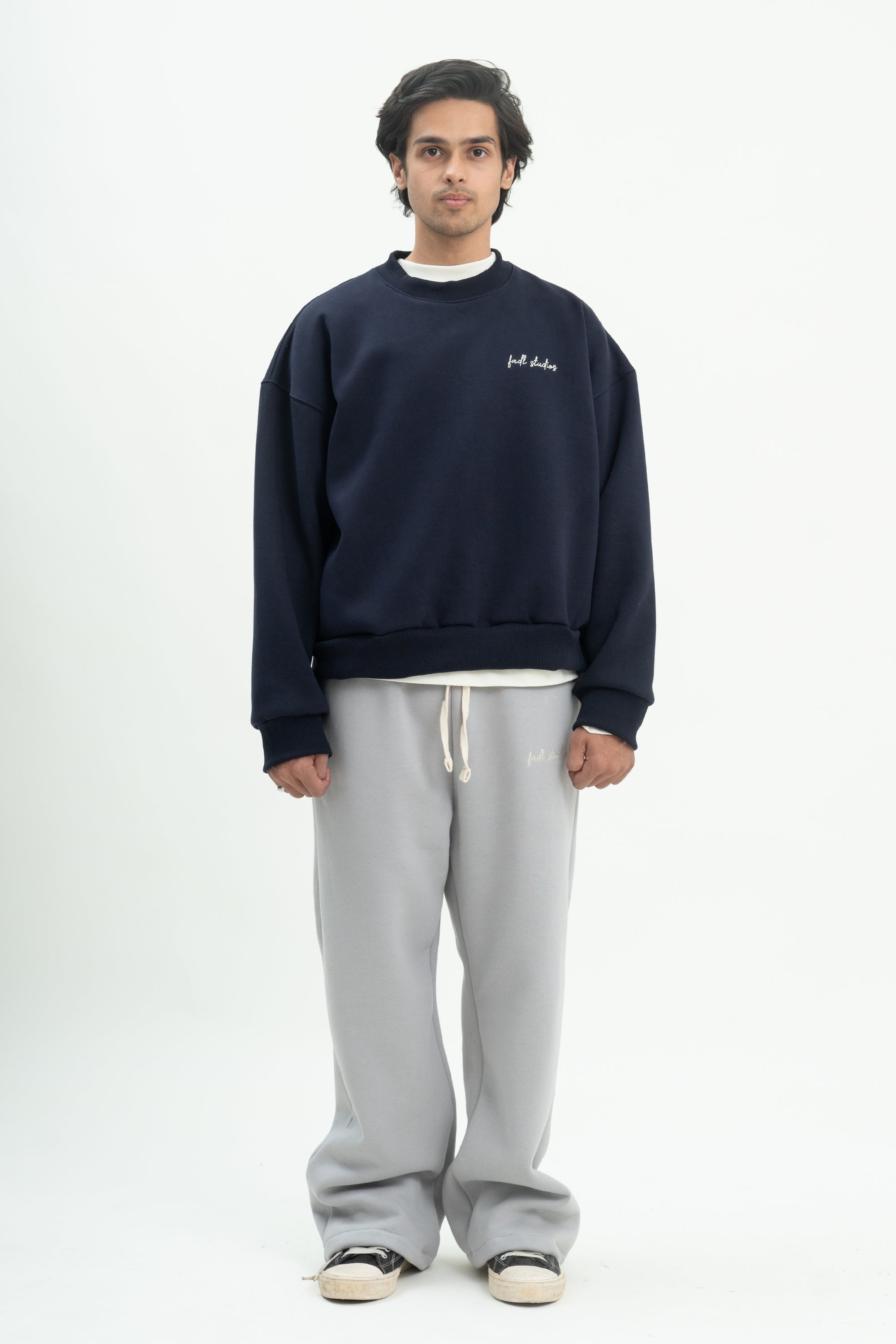 Warm Up Sweatshirt- Navy