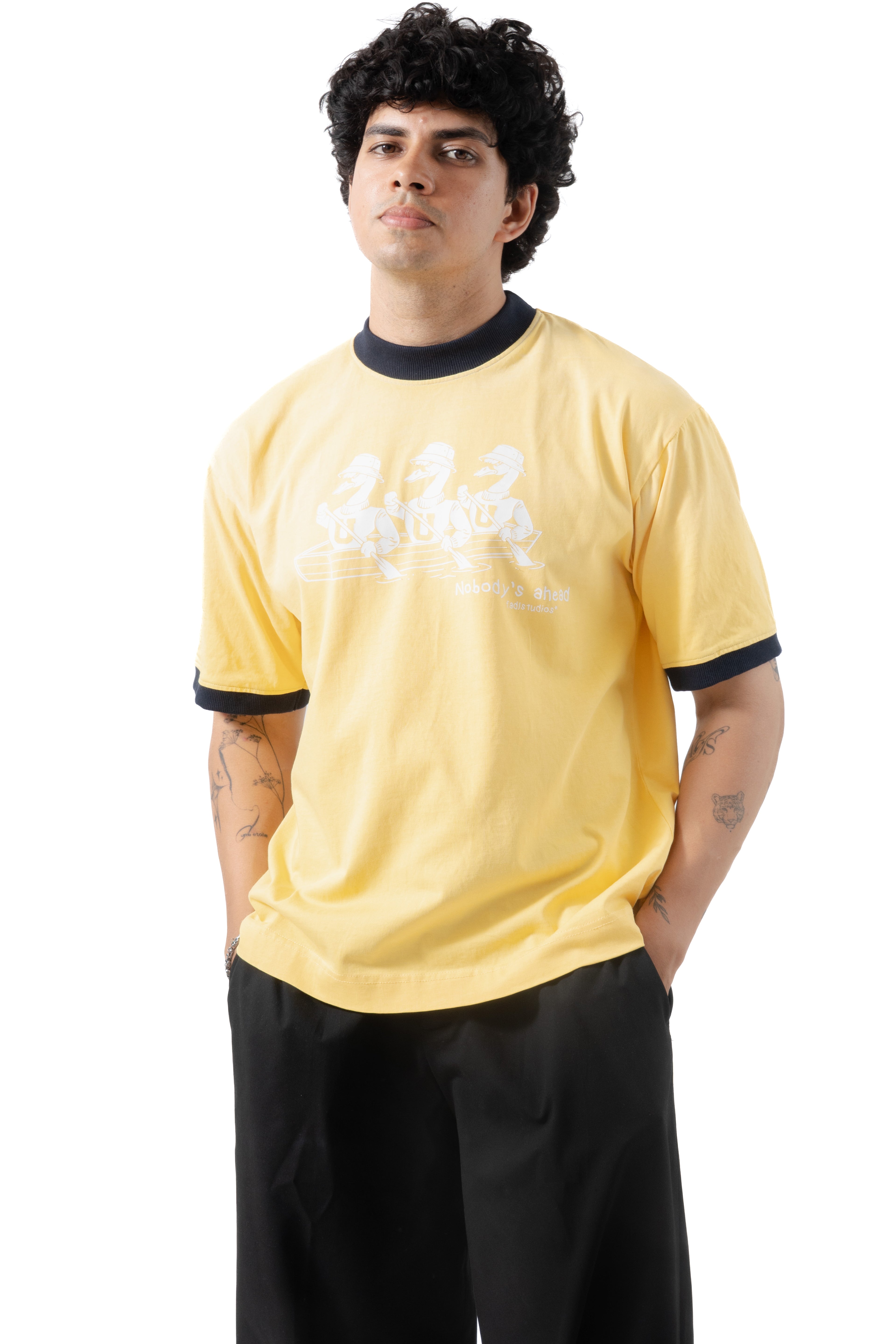 Archive Ringer Tee - Butter