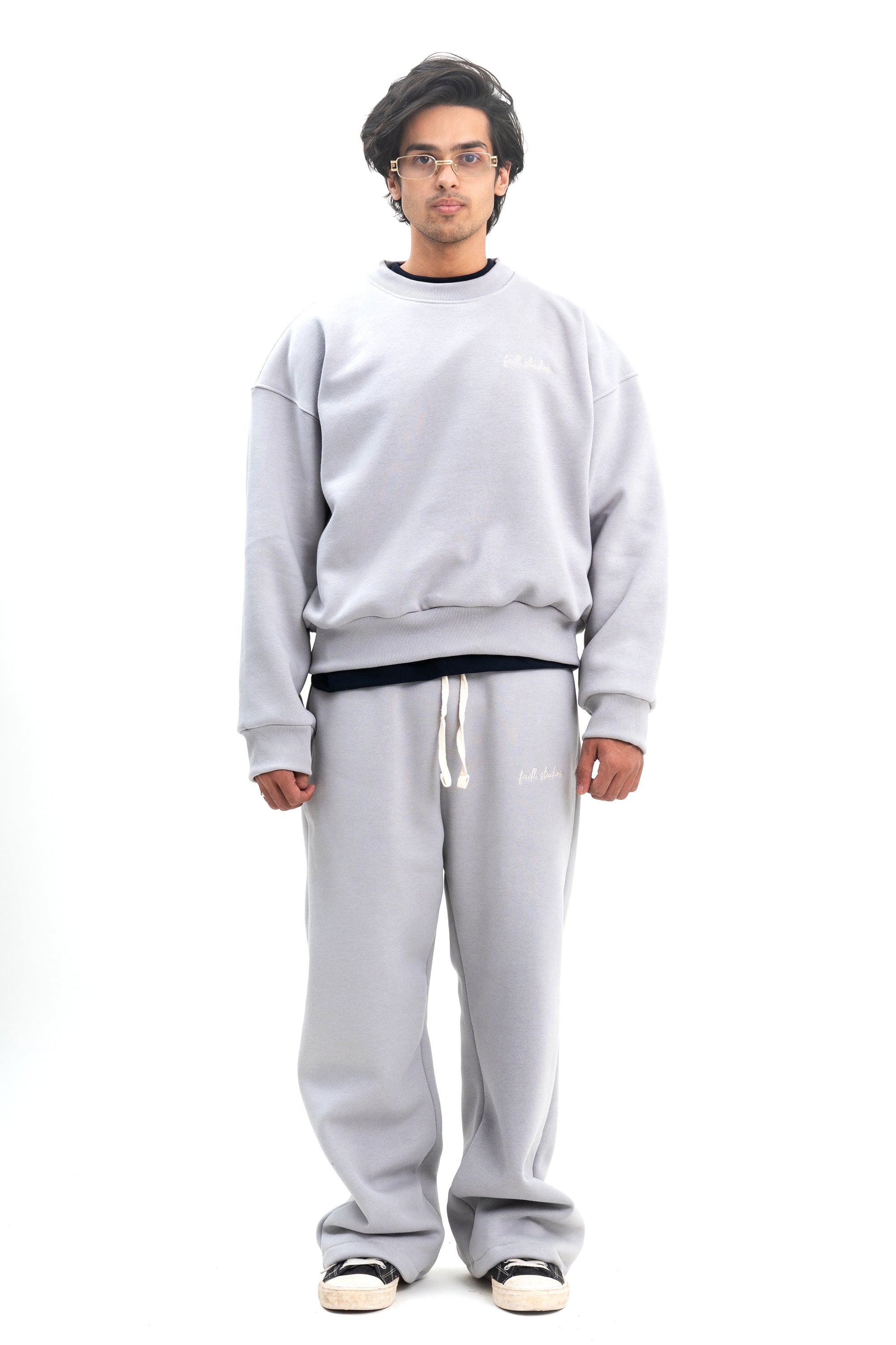 Warm Up Sweatshirt- Cement