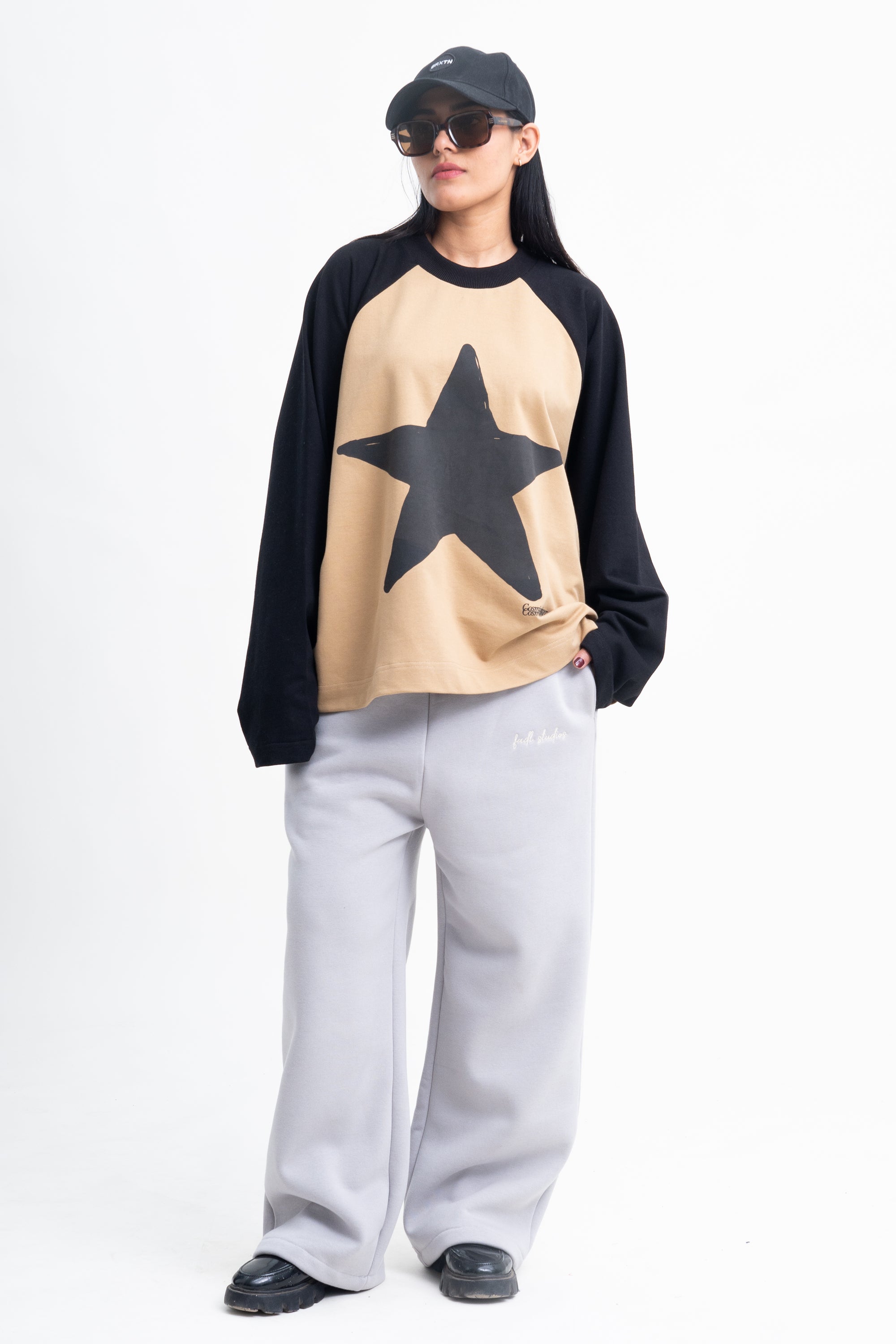 Cosmic Raglan - Pale Gold