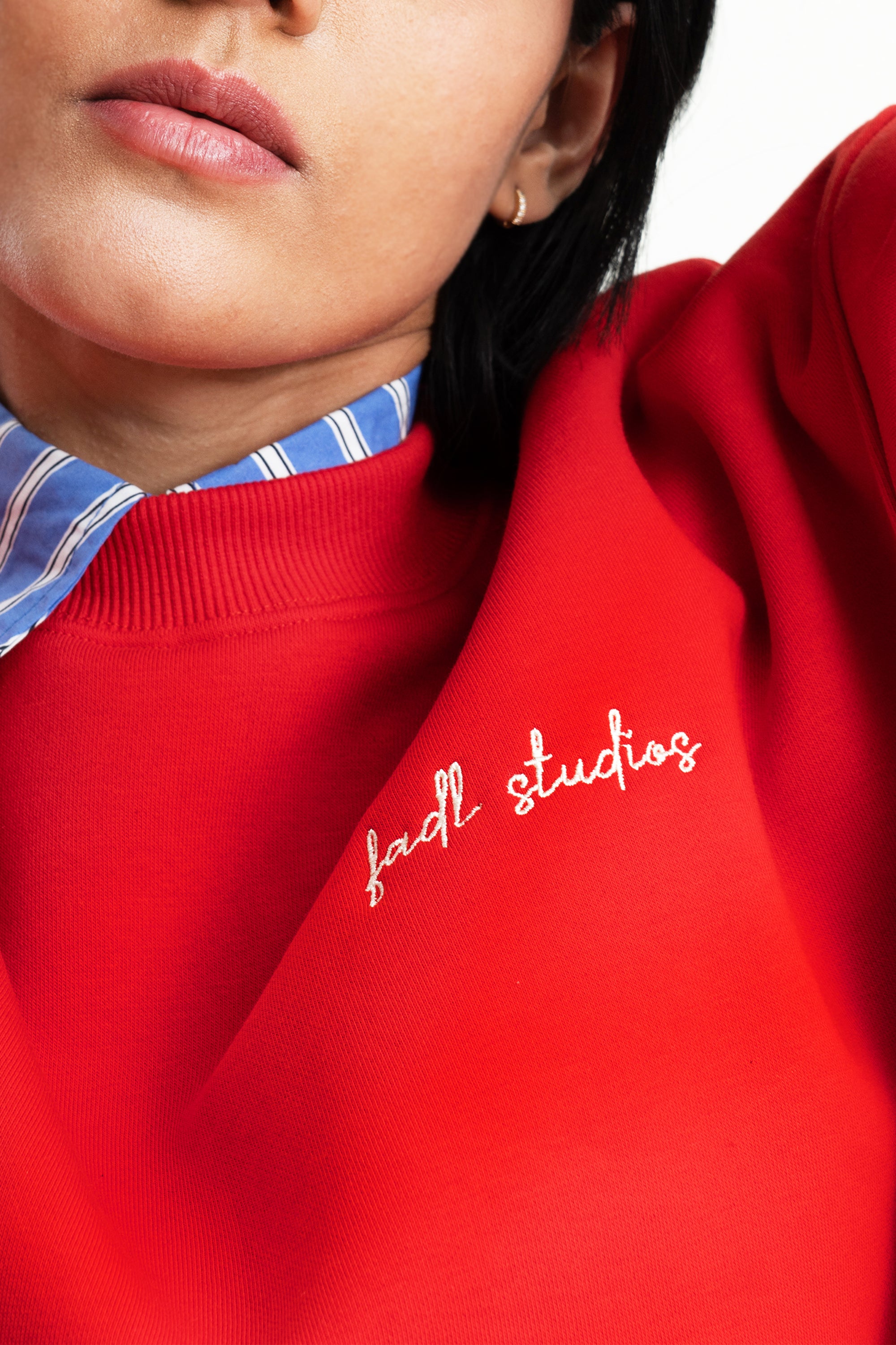 Warm Up Sweatshirt- Red