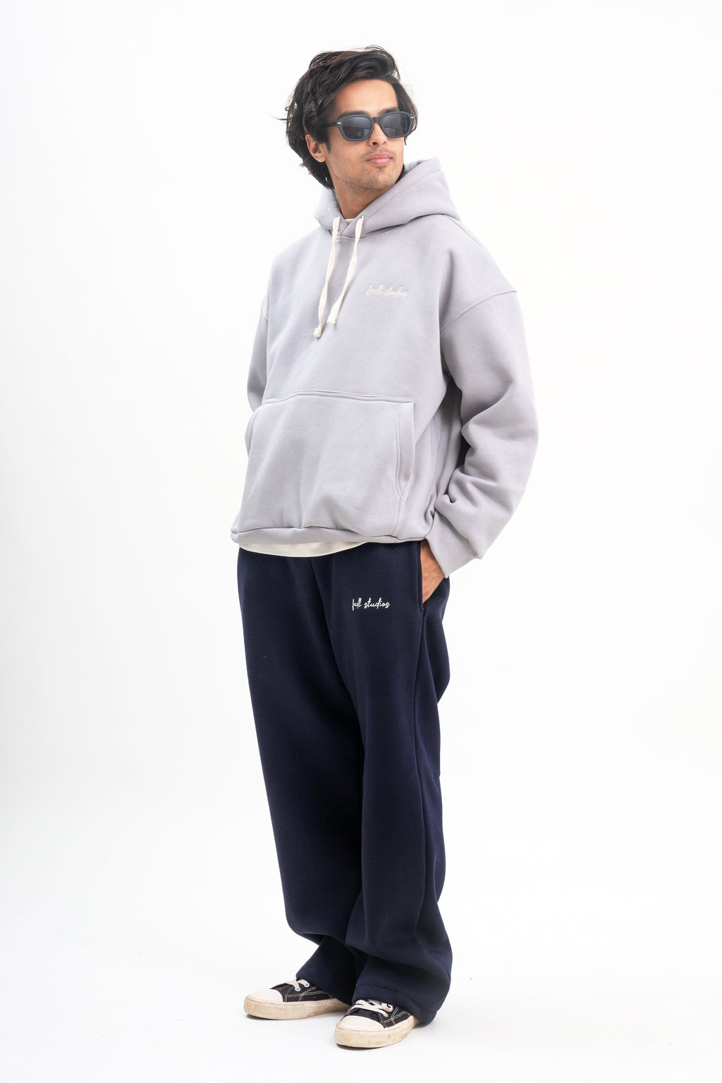 Warm up hoodie-Cement