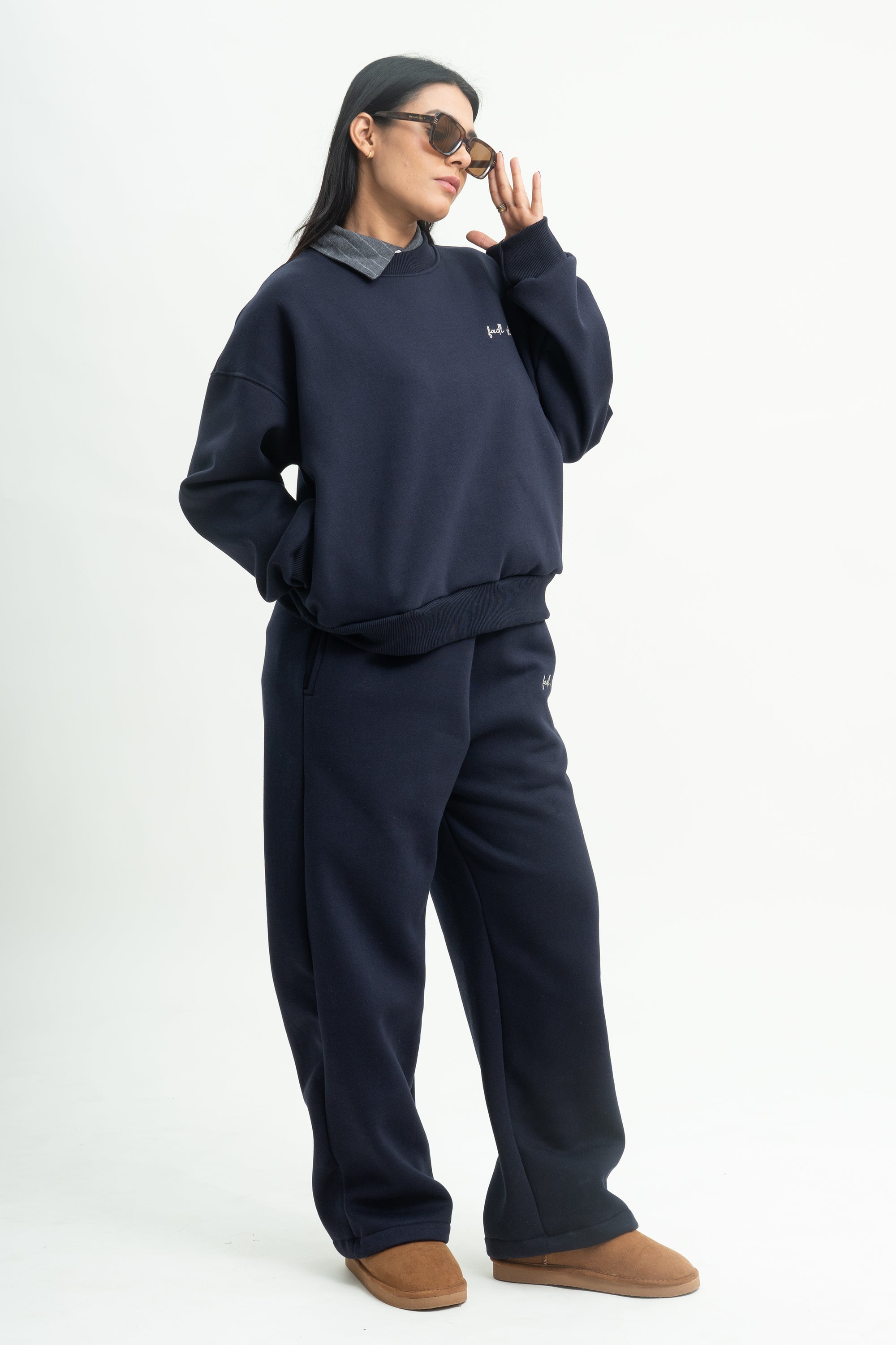 Warm Up Sweatshirt- Navy
