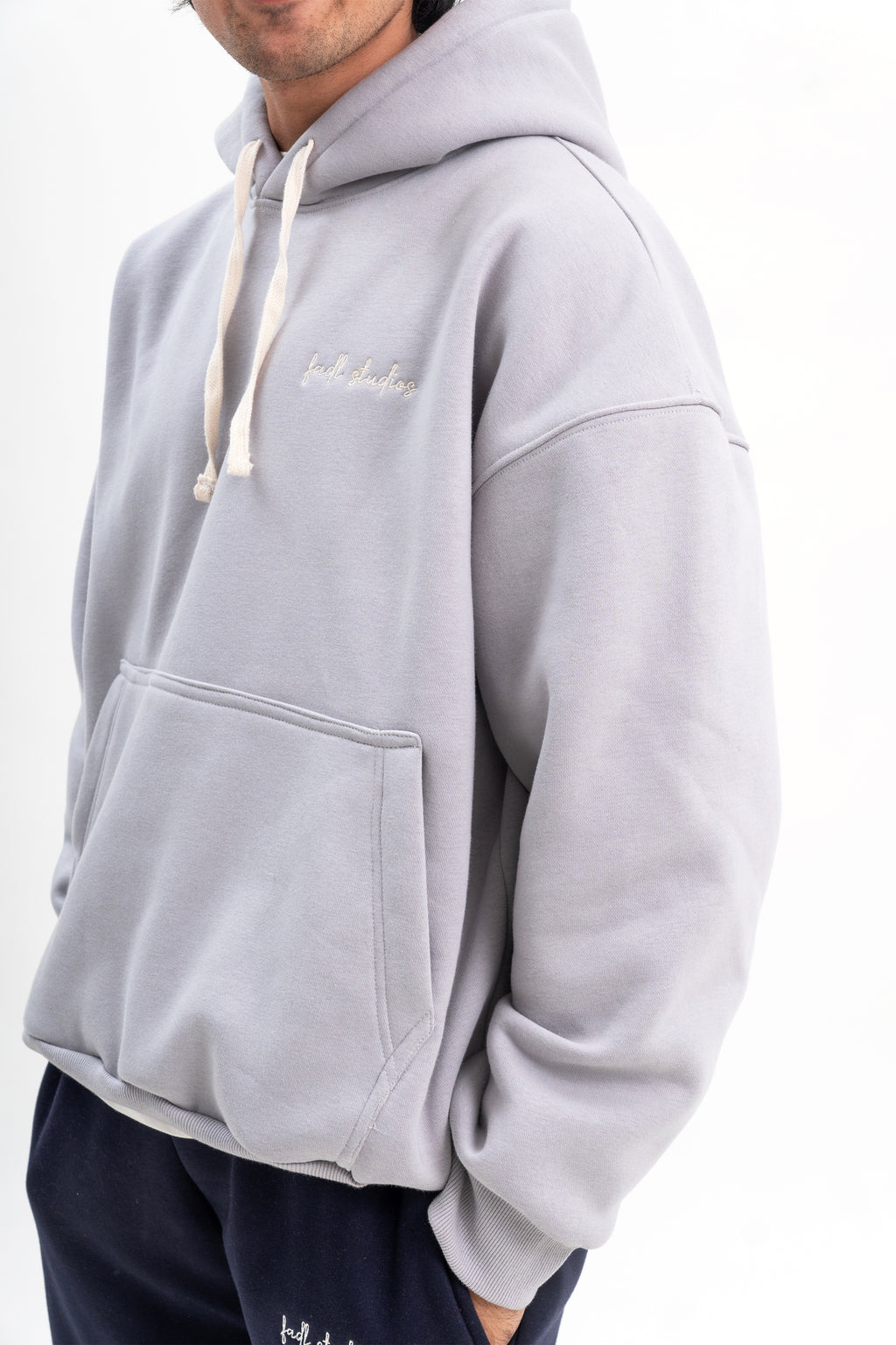 Warm up hoodie-Cement