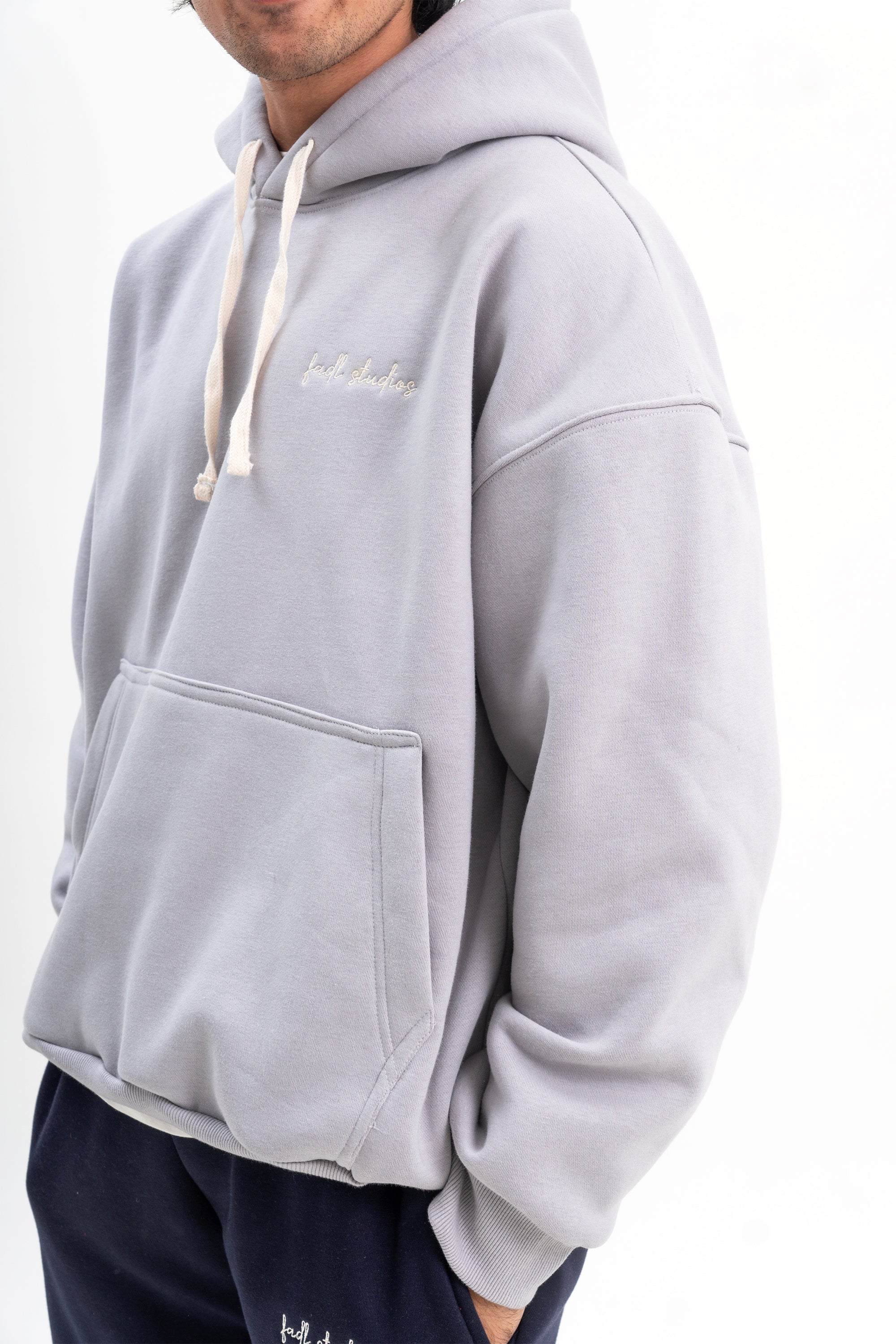 Warm up hoodie-Cement