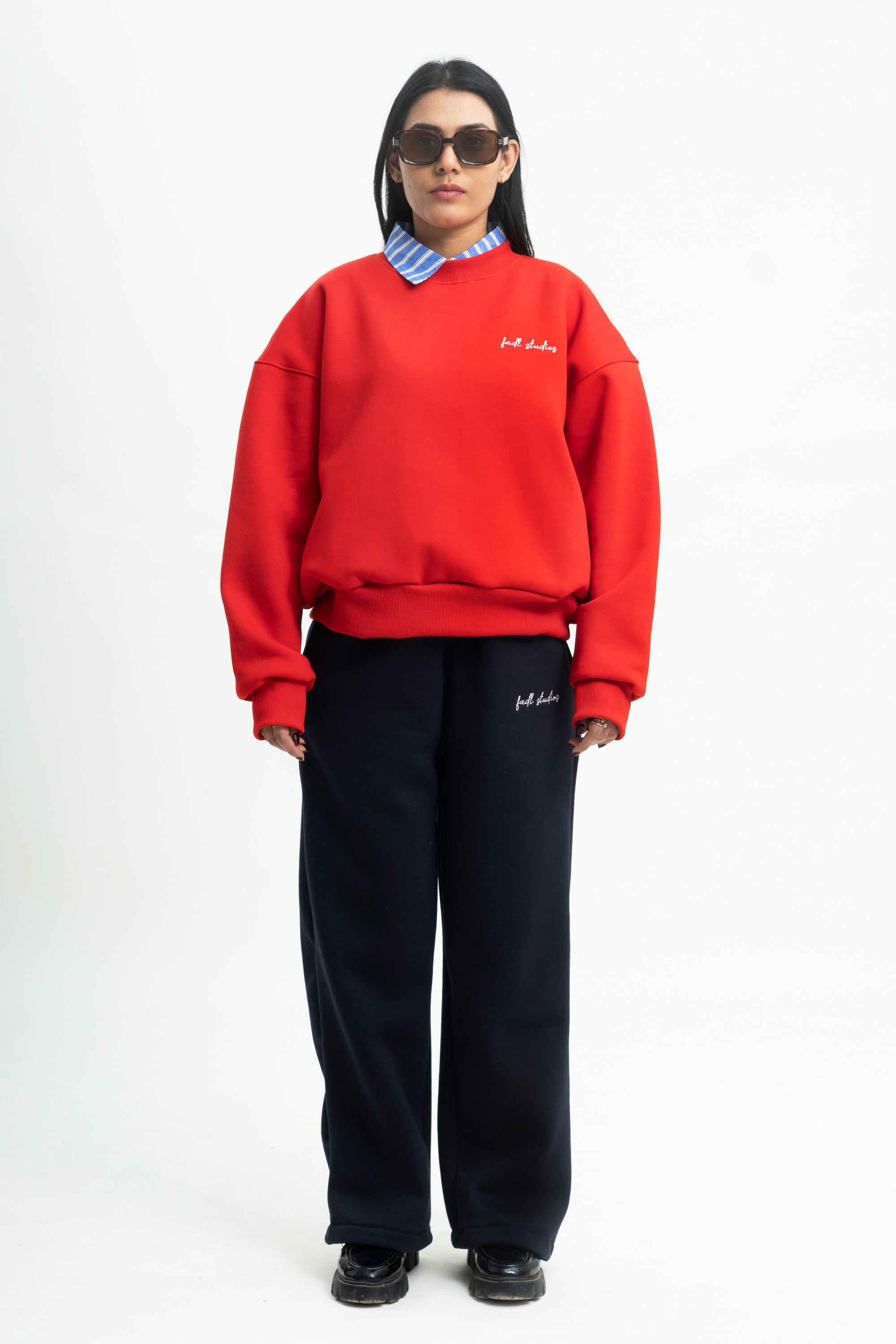 Warm Up Sweatshirt- Red