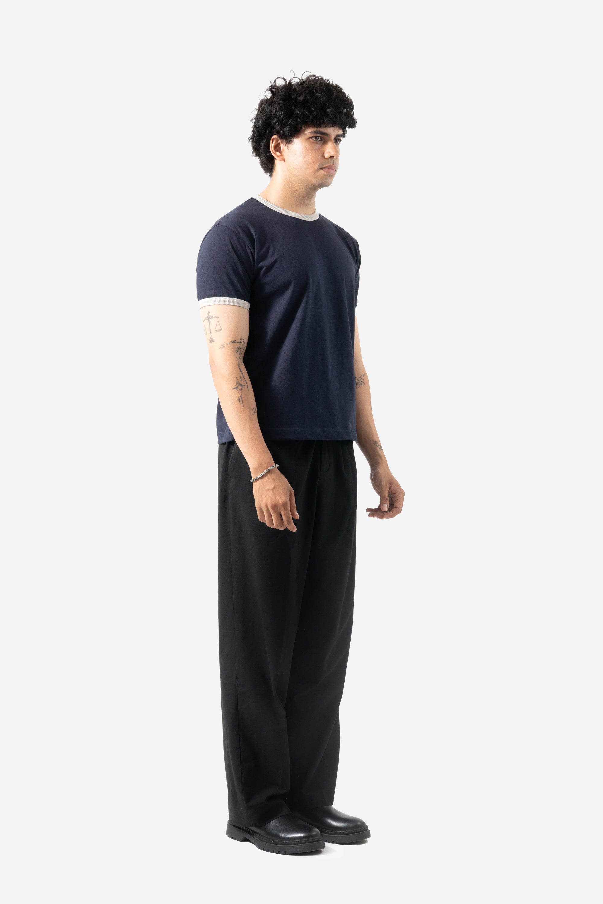 Core Ringer Tee - Navy