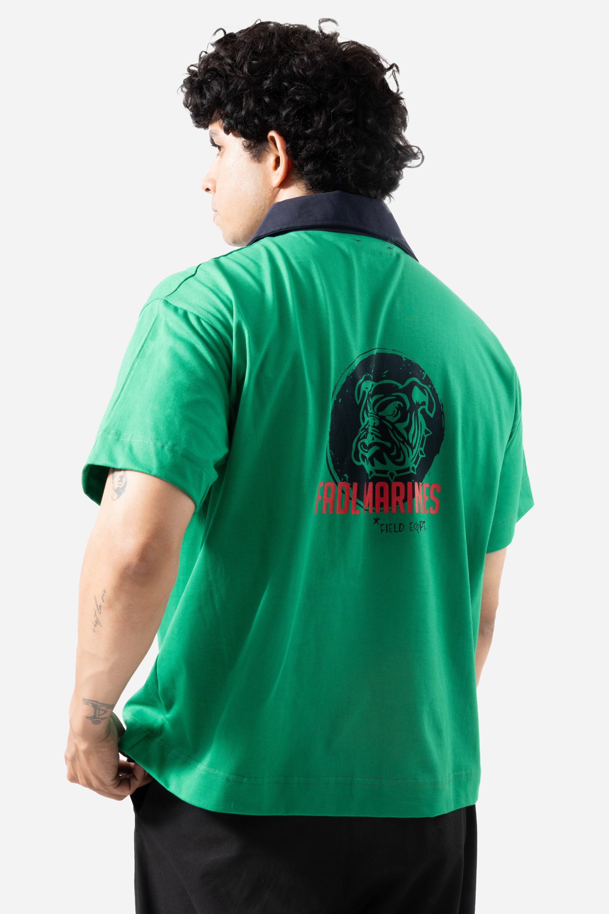 Marines Rugby Tee - GREEN