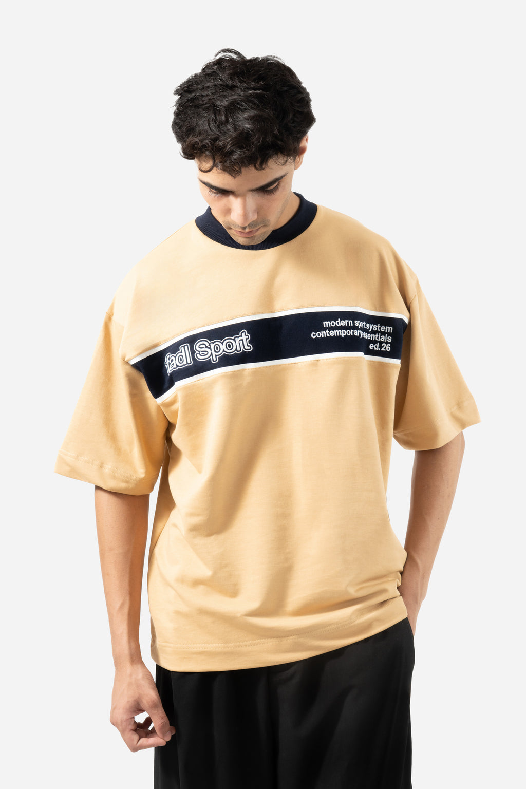 Sport Panel Tee - SAND