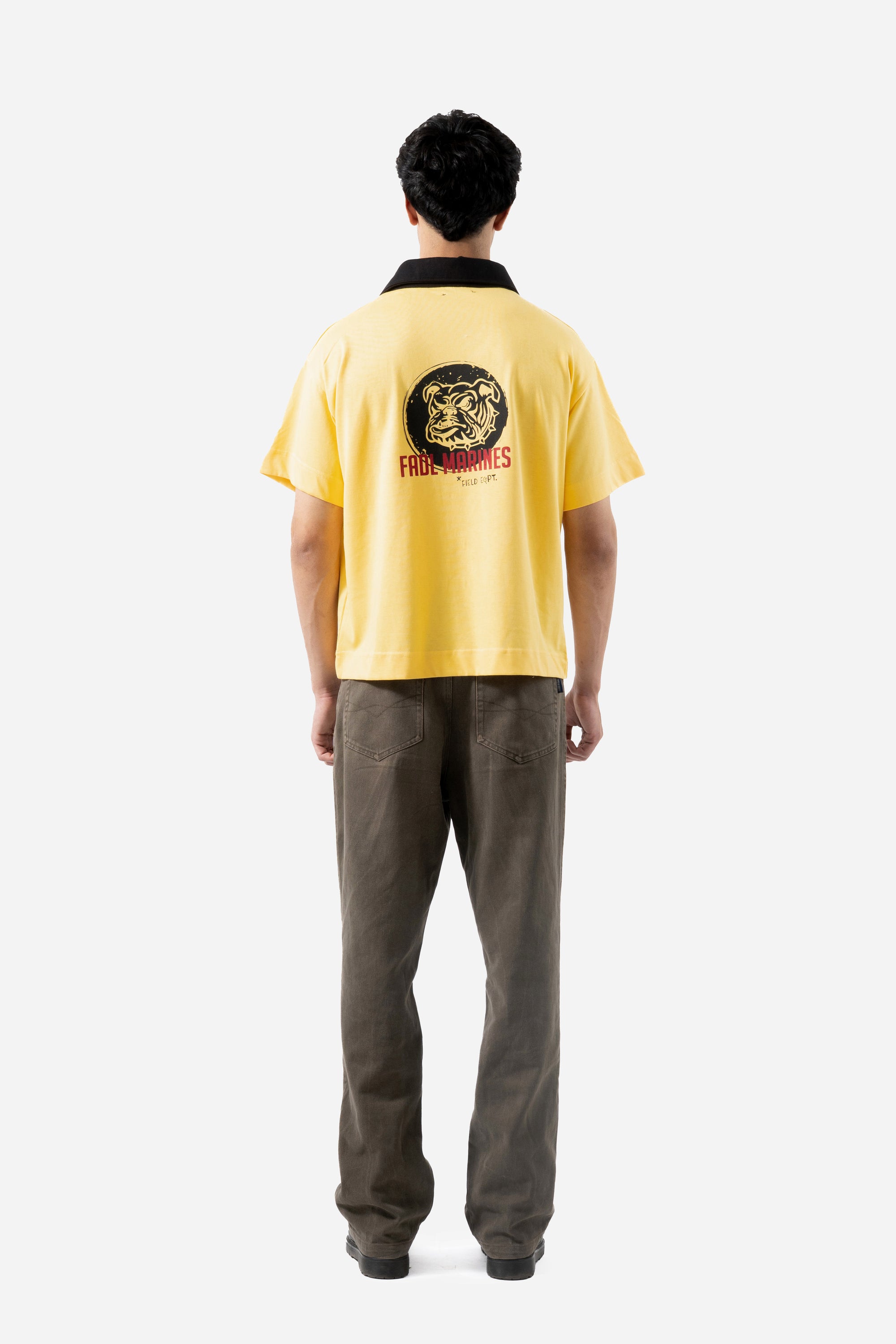 Marines Rugby Tee - Yellow