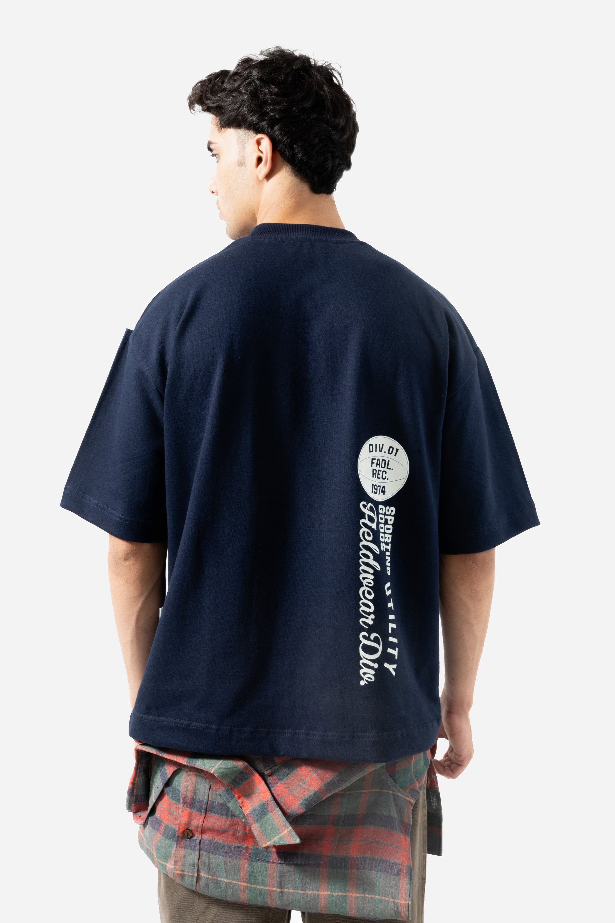 FS League Split Panel Tee - Navy