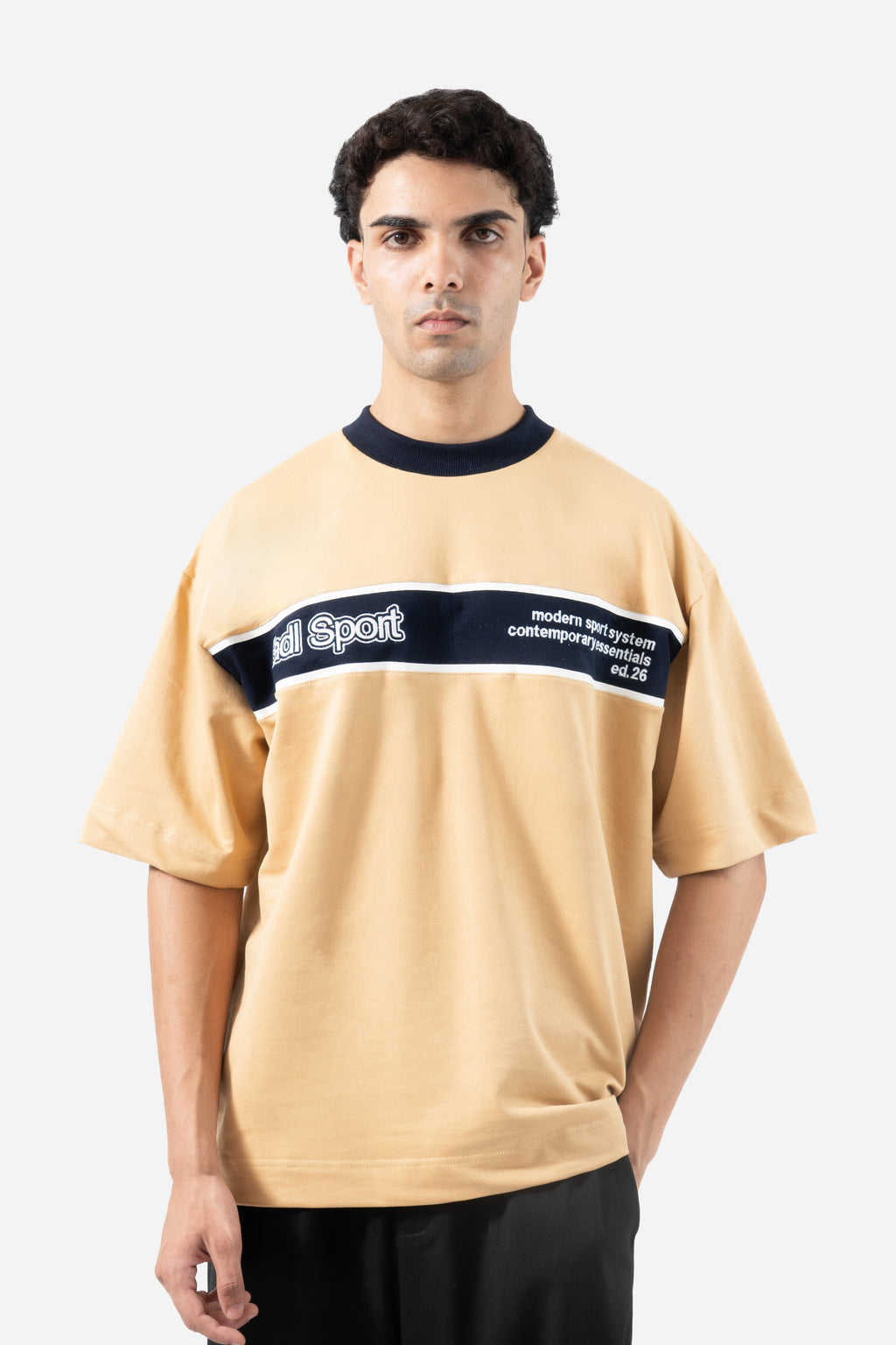 Sport Panel Tee - SAND