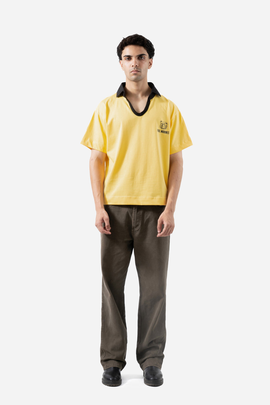 Marines Rugby Tee - Yellow