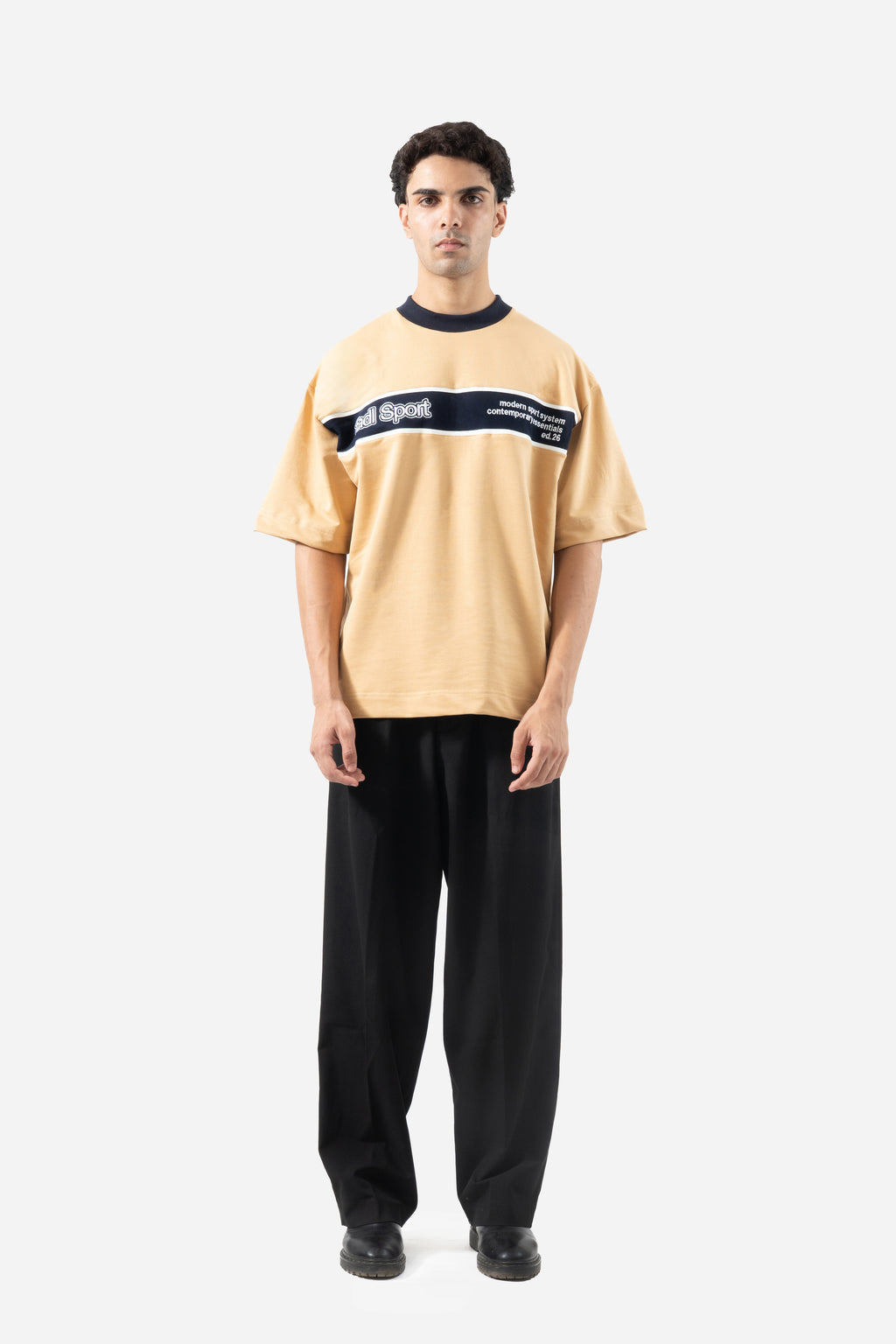 Sport Panel Tee - SAND