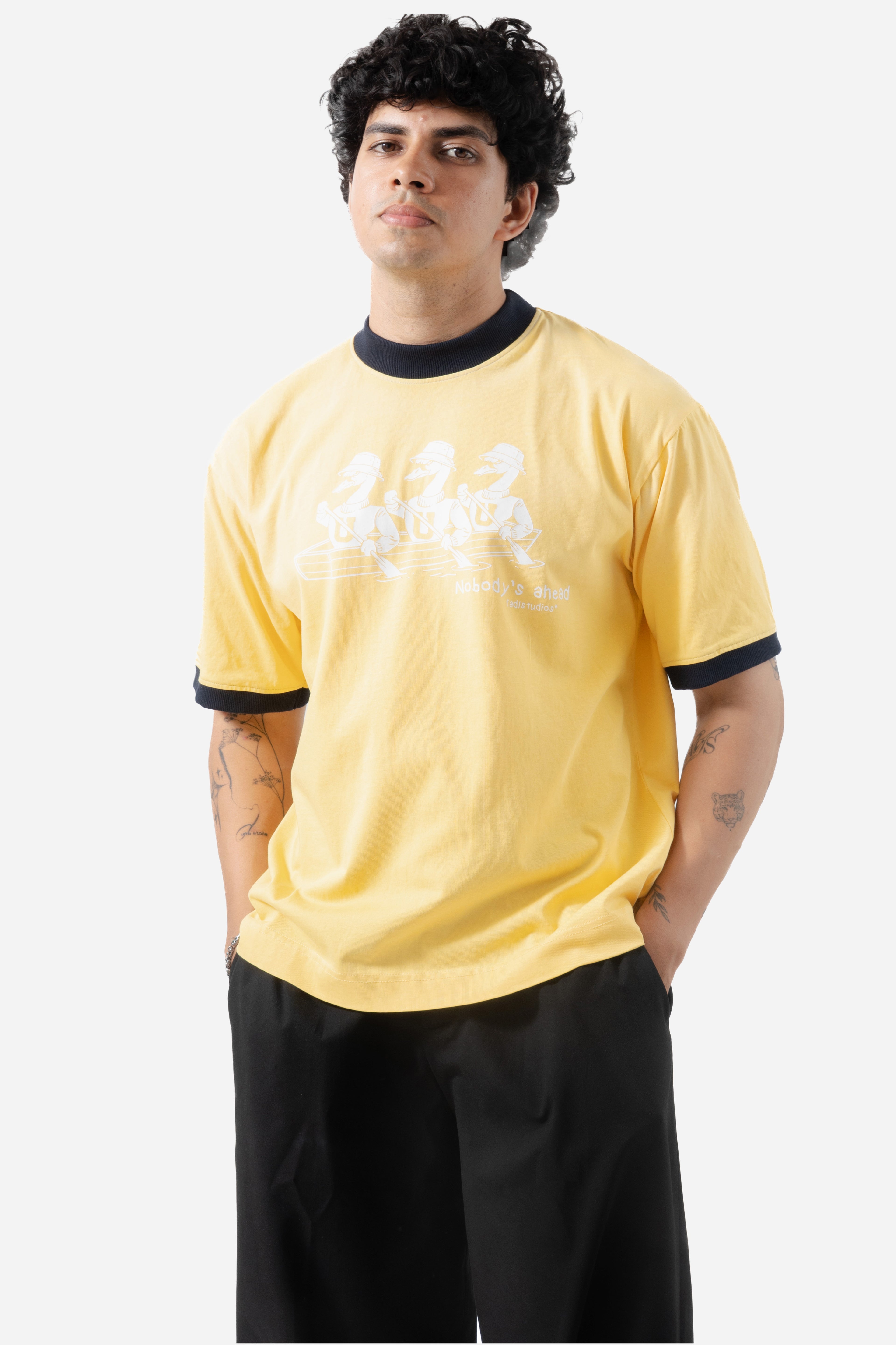 Archive Ringer Tee - Butter
