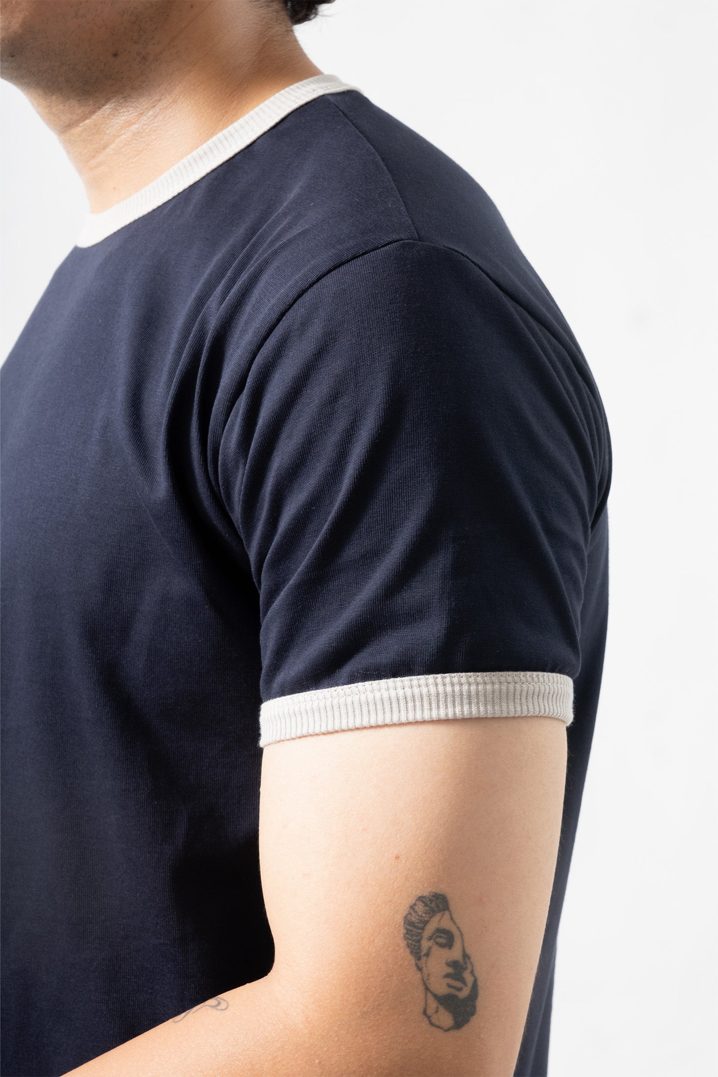 Core Ringer Tee - Navy