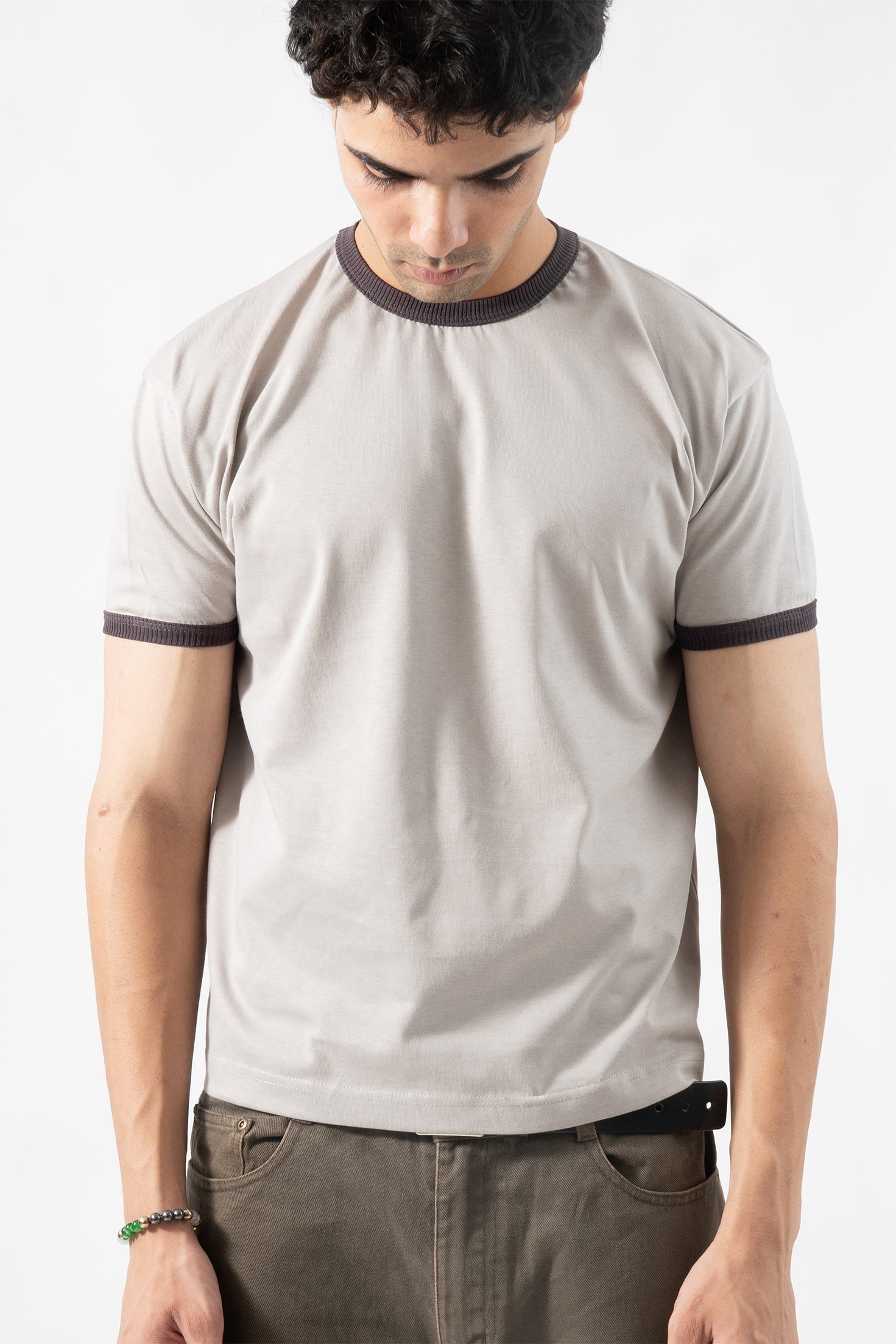 Core Ringer Tee - Grey