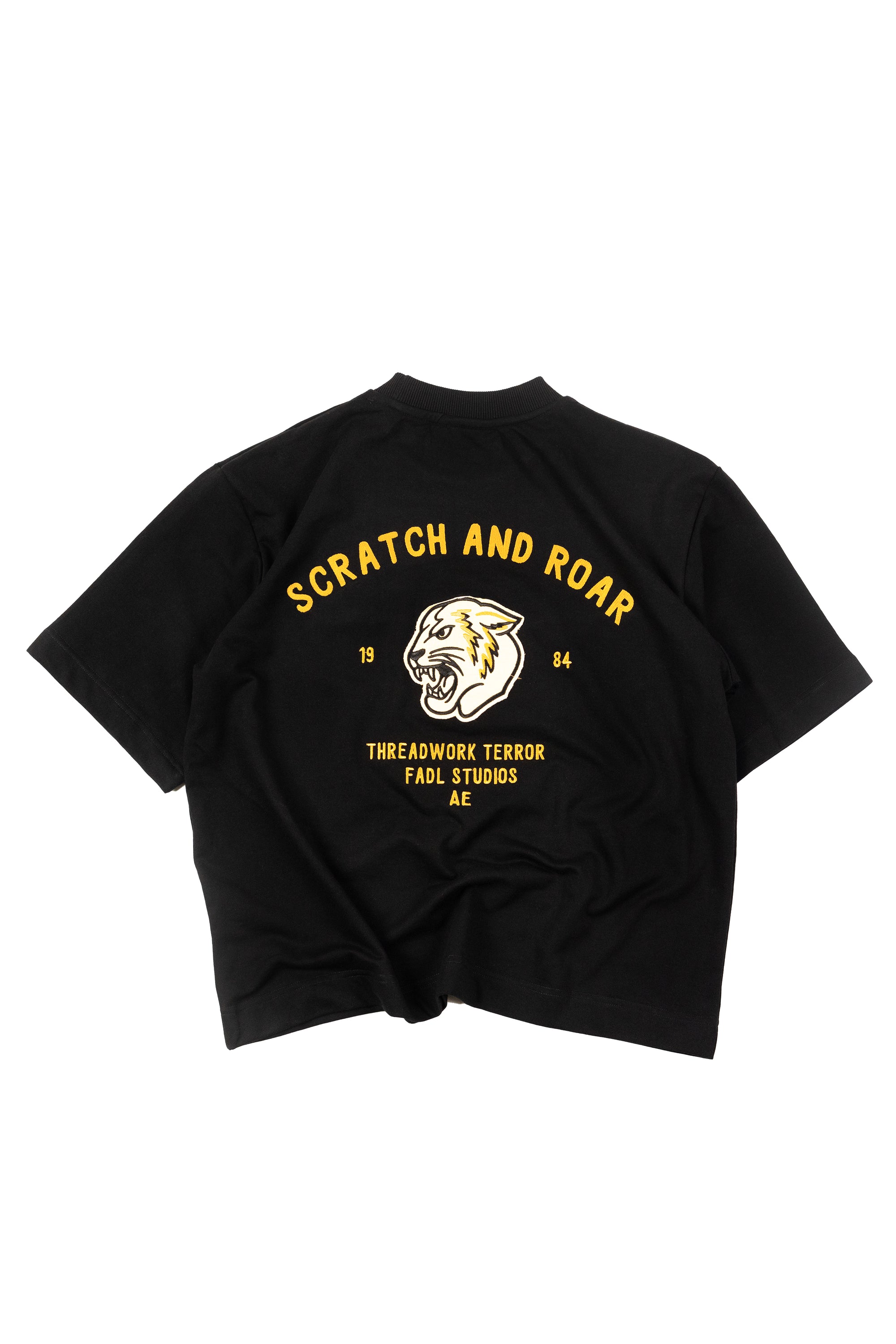 Scratch and Roar t-shirt - Black