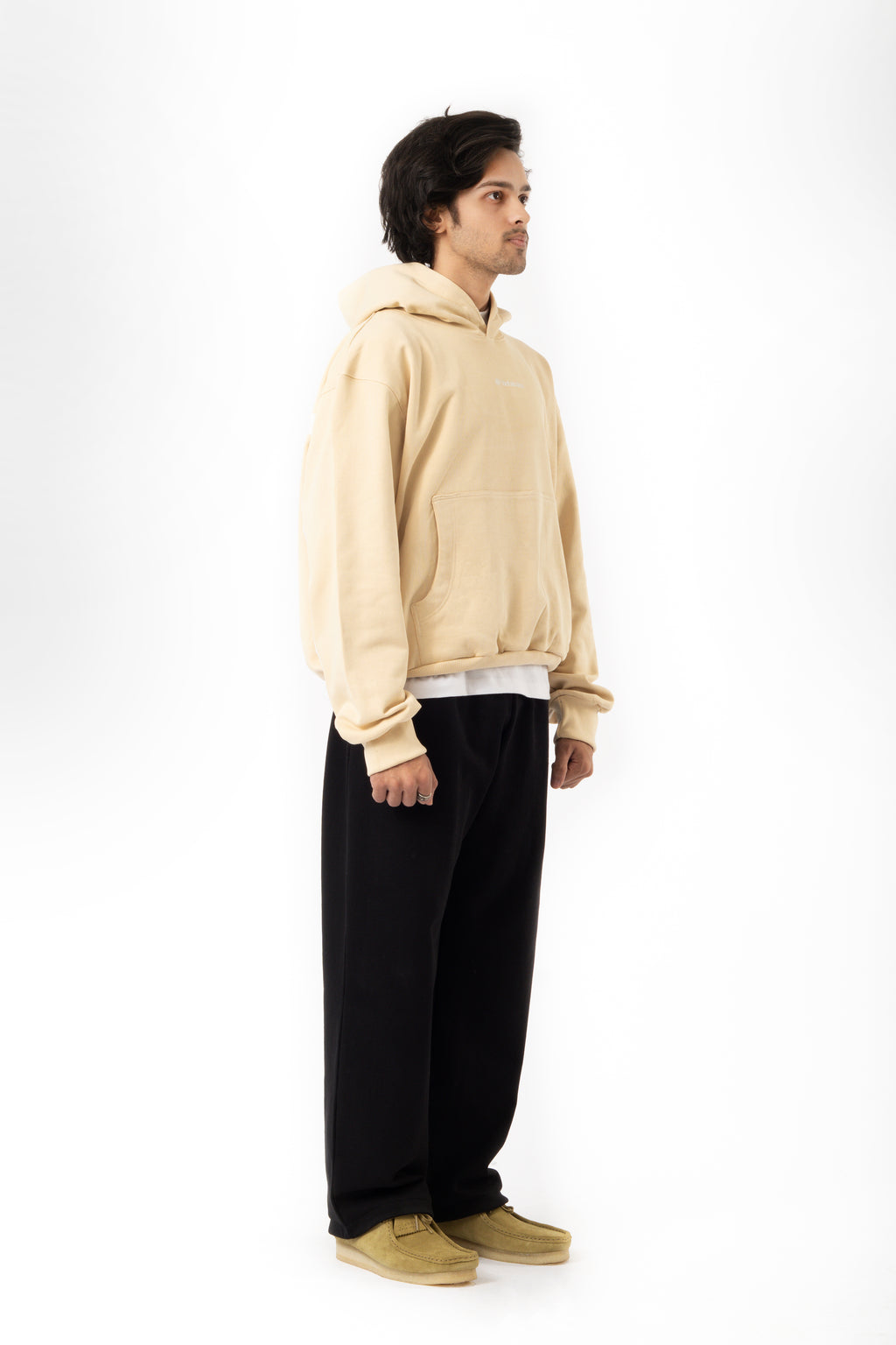 Stripes Cream Hoodie