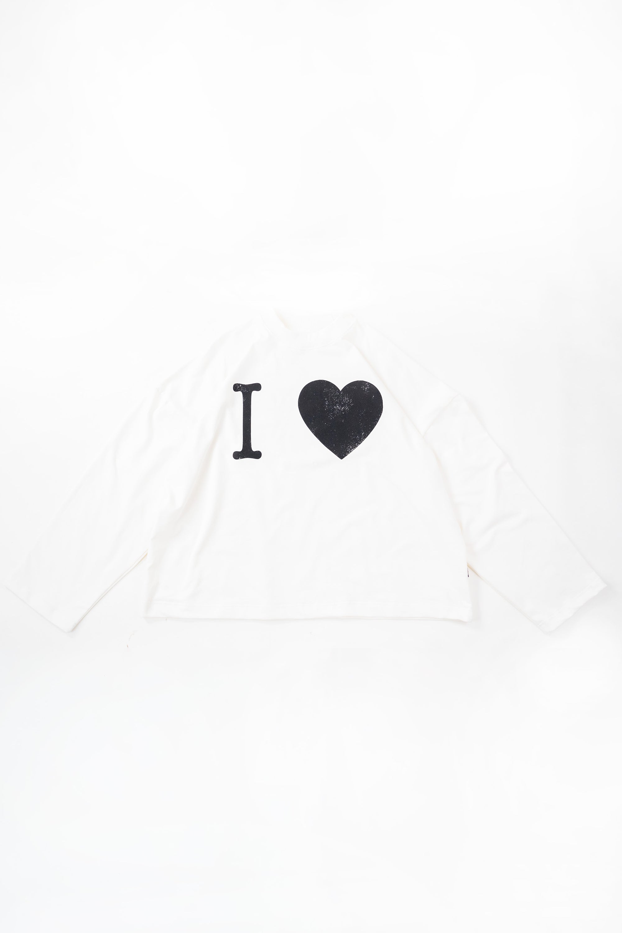 I Love Crewneck- Off White