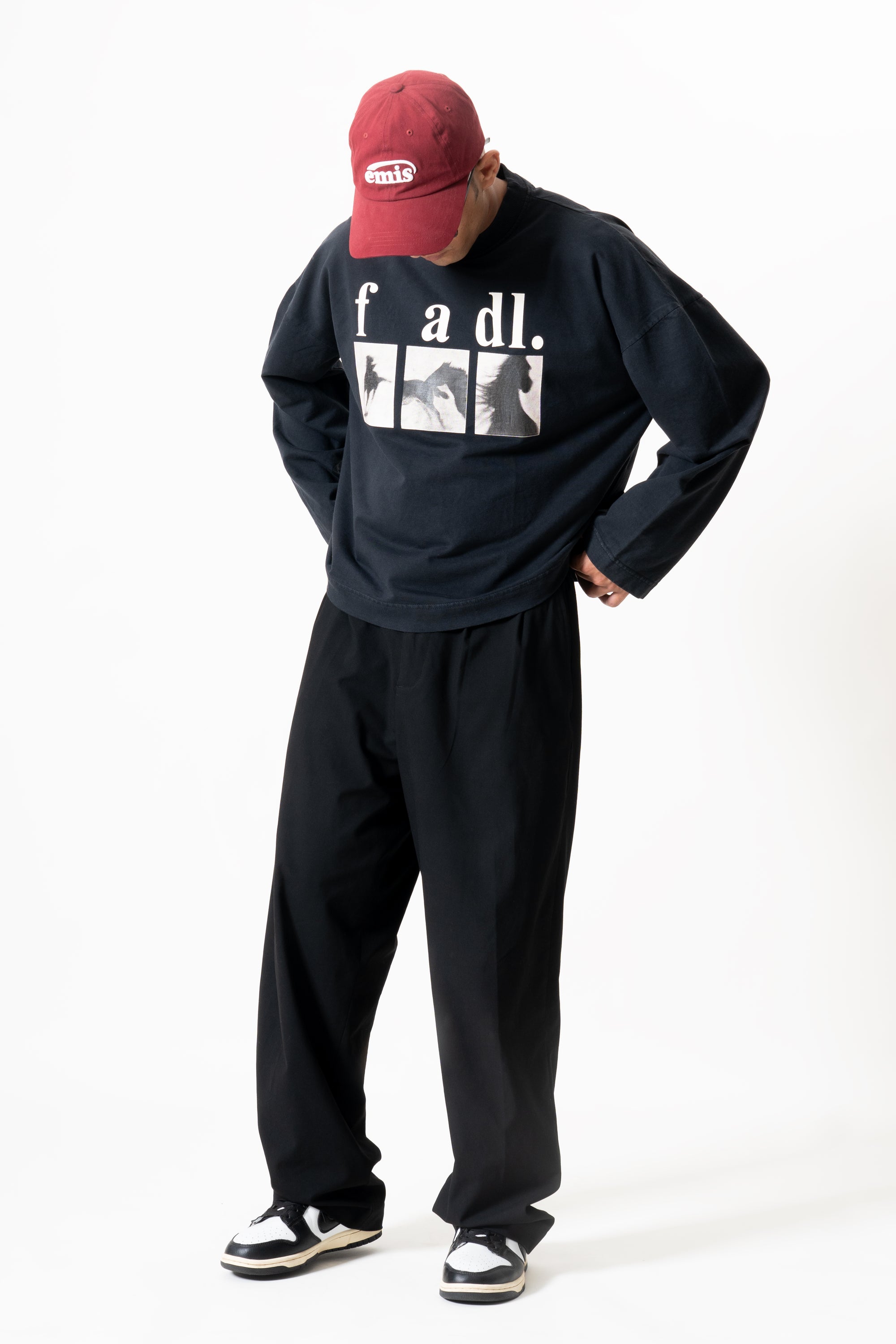 Legacy Long Sleeve- Washed black