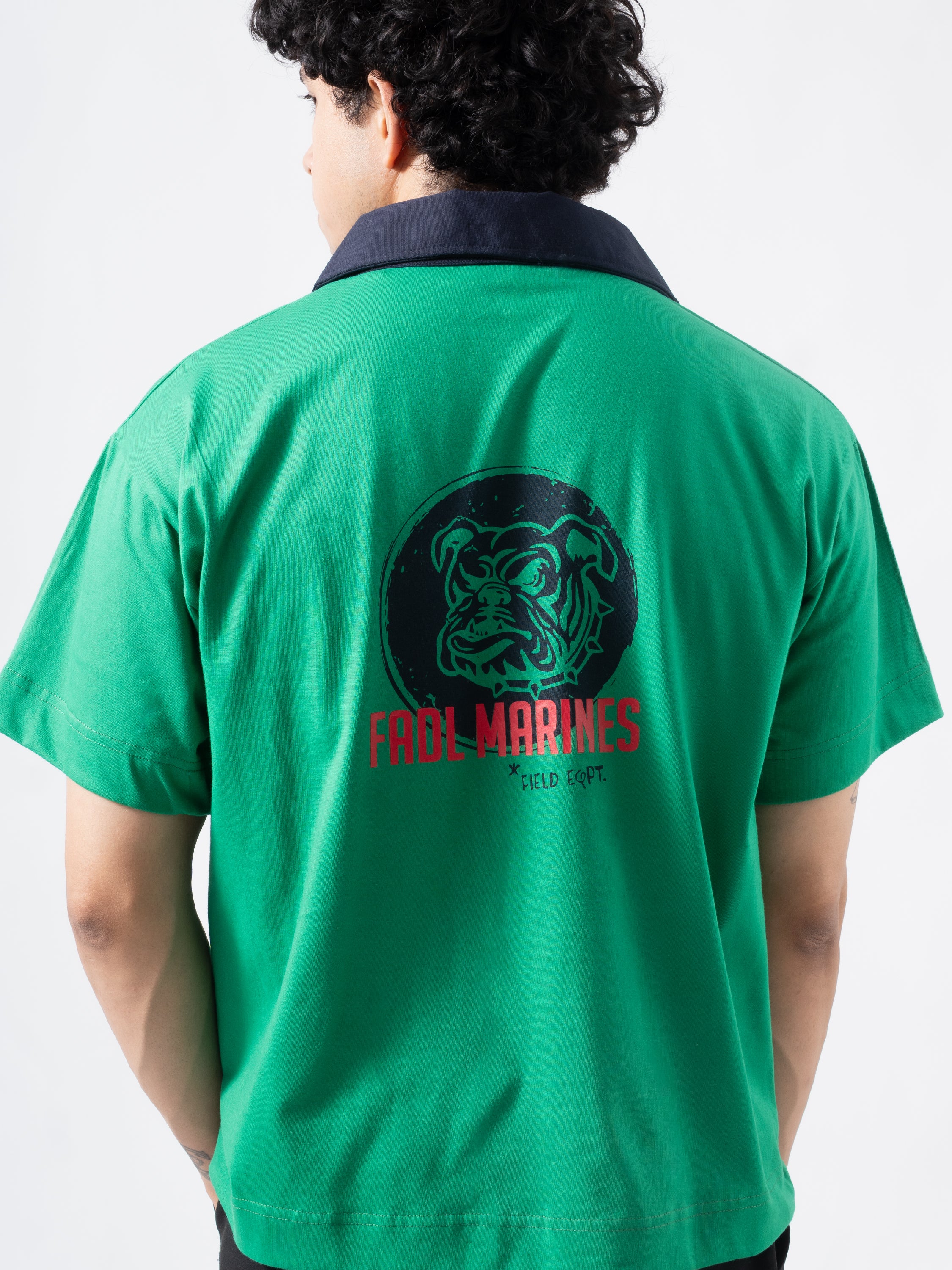Marines Rugby Tee - GREEN