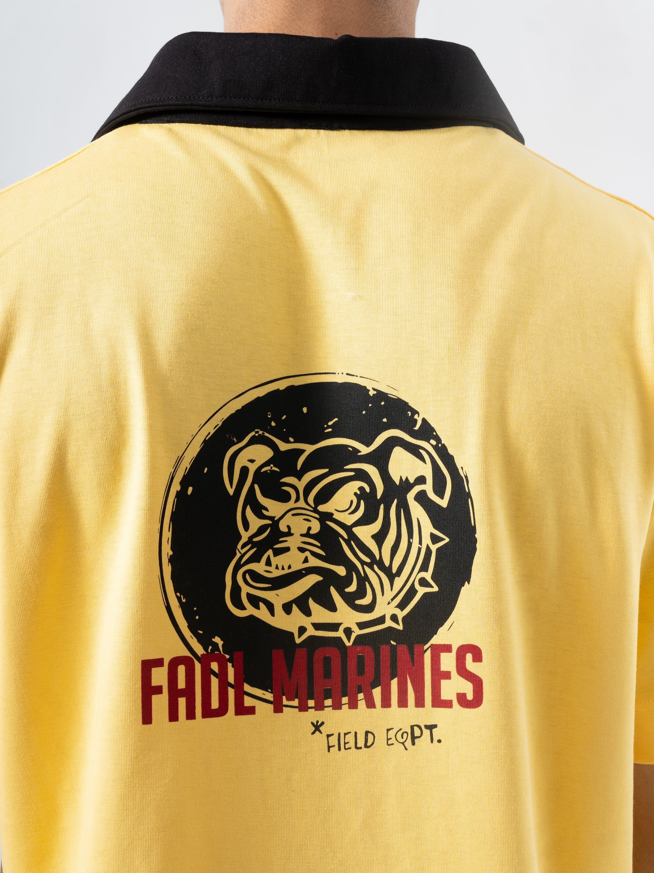 Marines Rugby Tee - Yellow