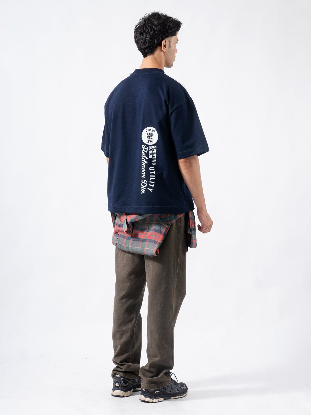 FS League Split Panel Tee - Navy