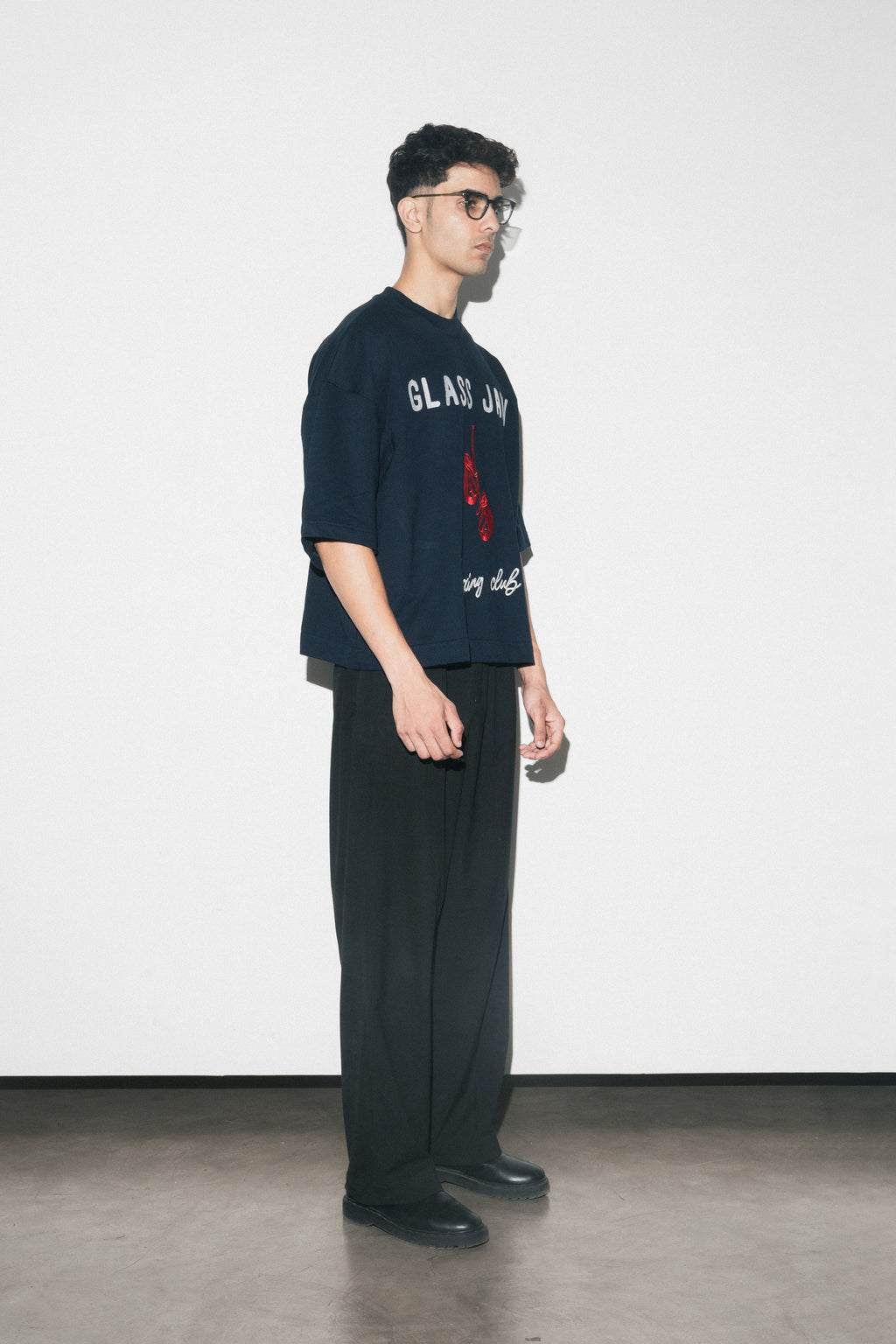 Boxing club t-shirt- Navy
