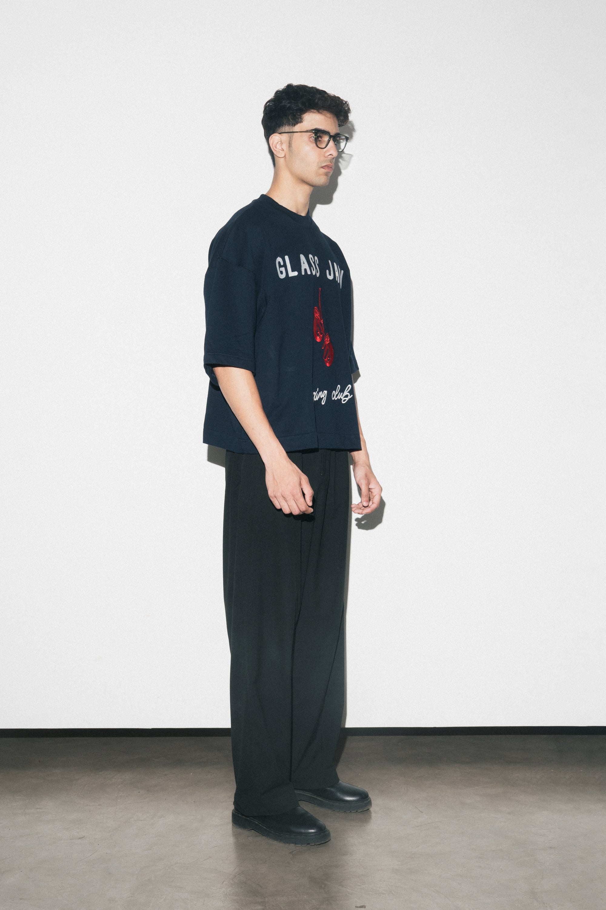 Boxing club t-shirt- Navy