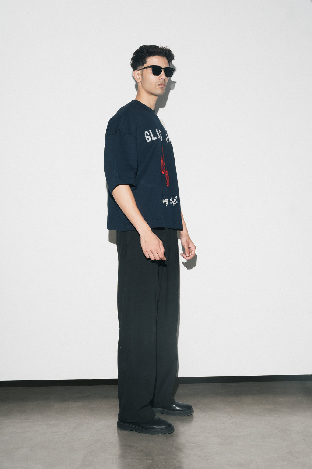 Boxing club t-shirt- Navy