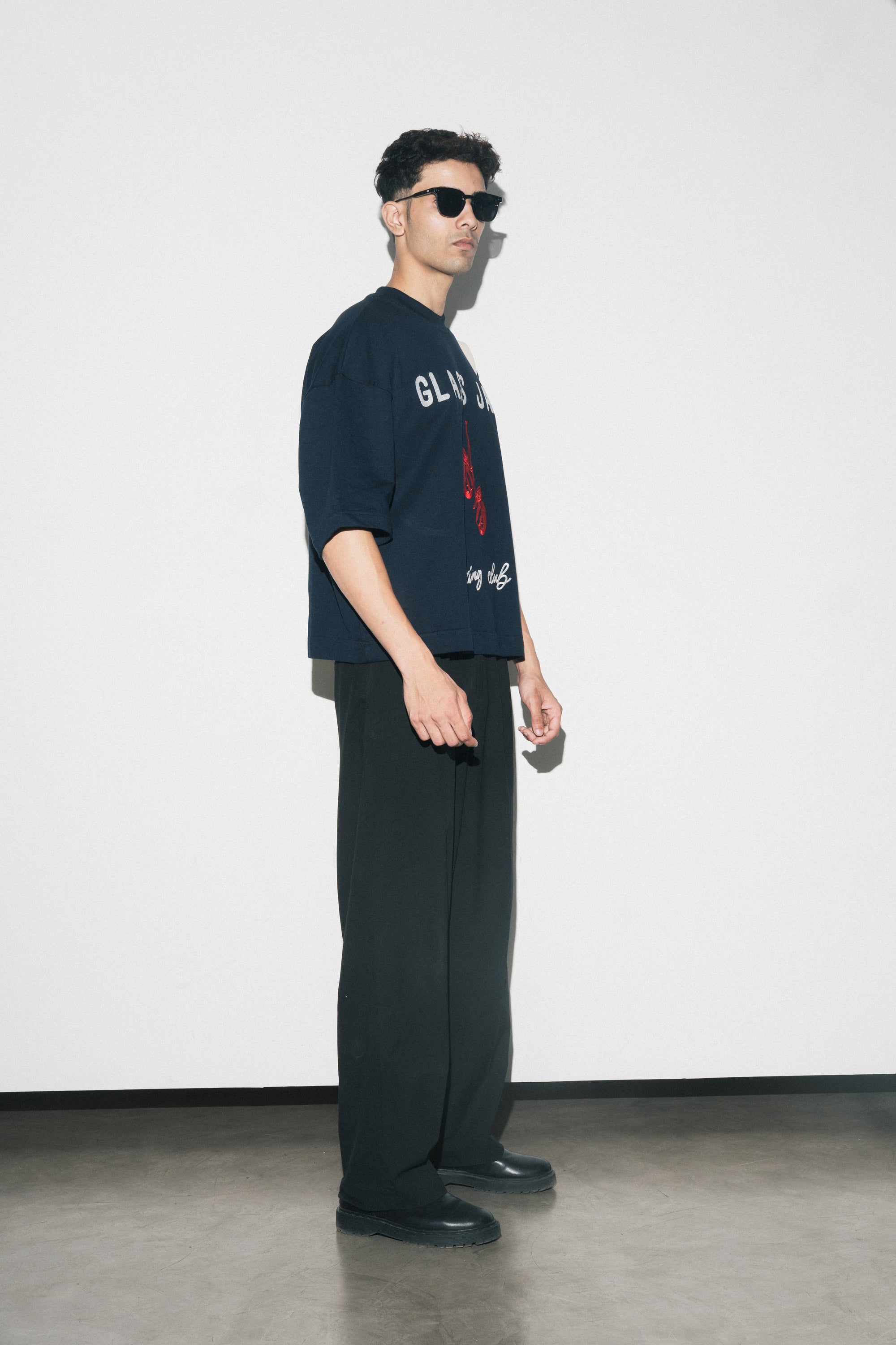 Boxing club t-shirt- Navy