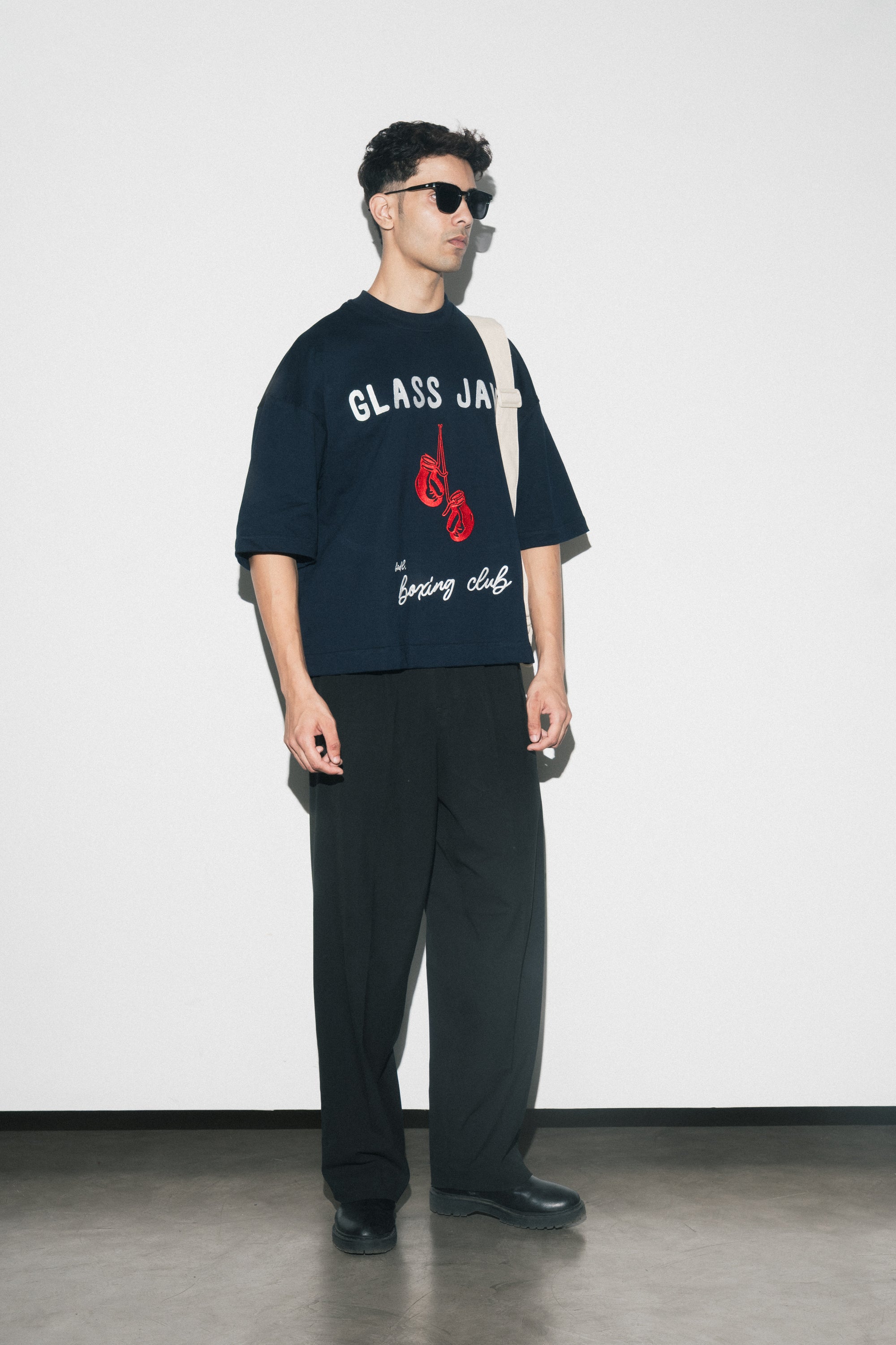 Boxing club t-shirt- Navy