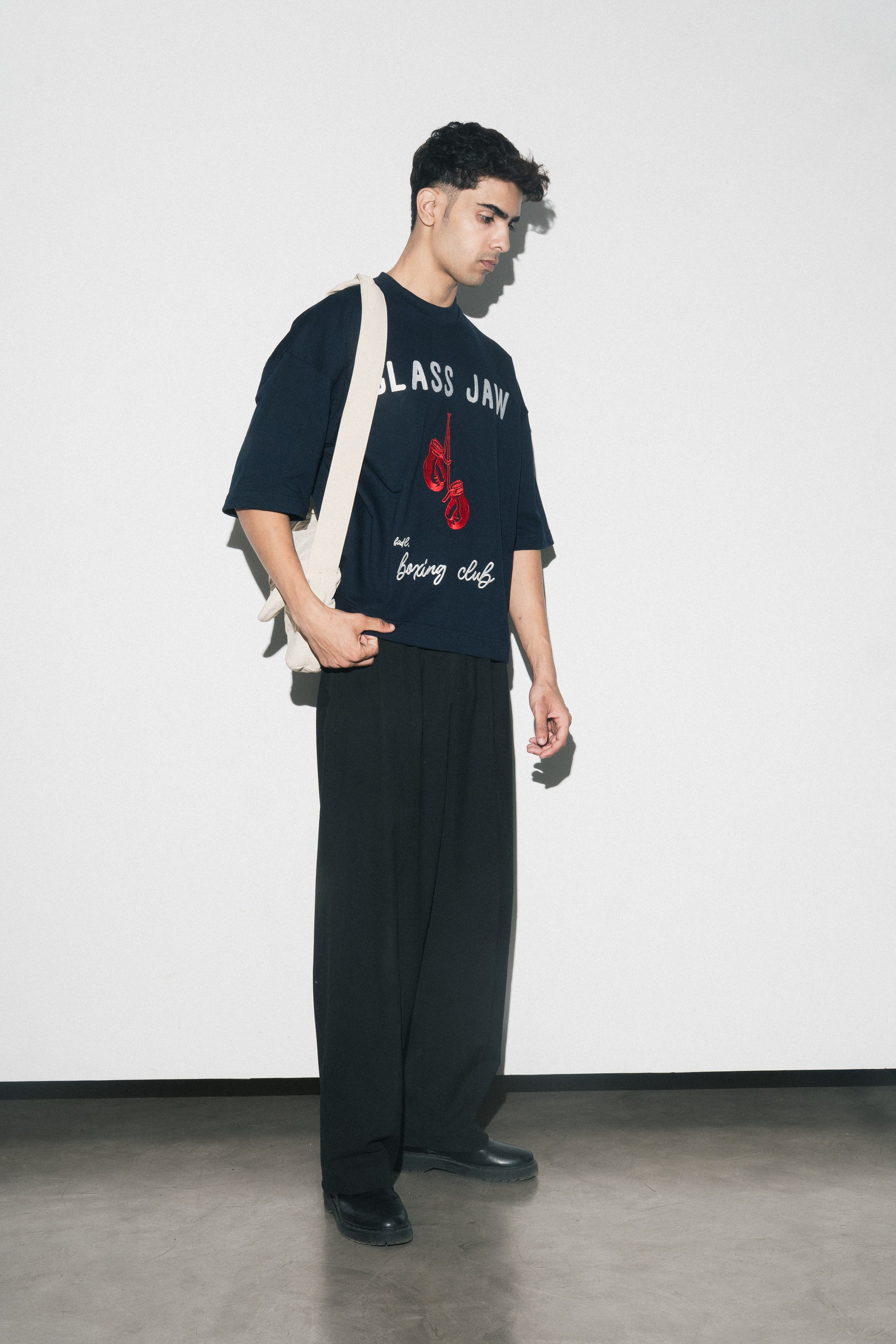 Boxing club t-shirt- Navy