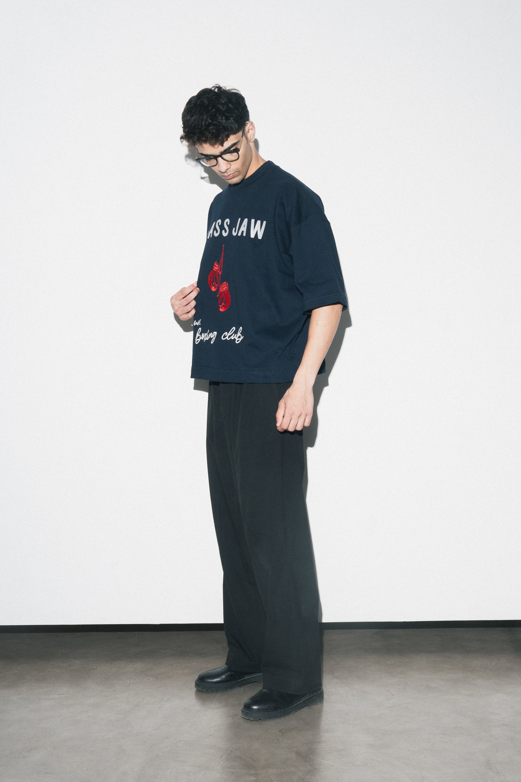 Boxing club t-shirt- Navy