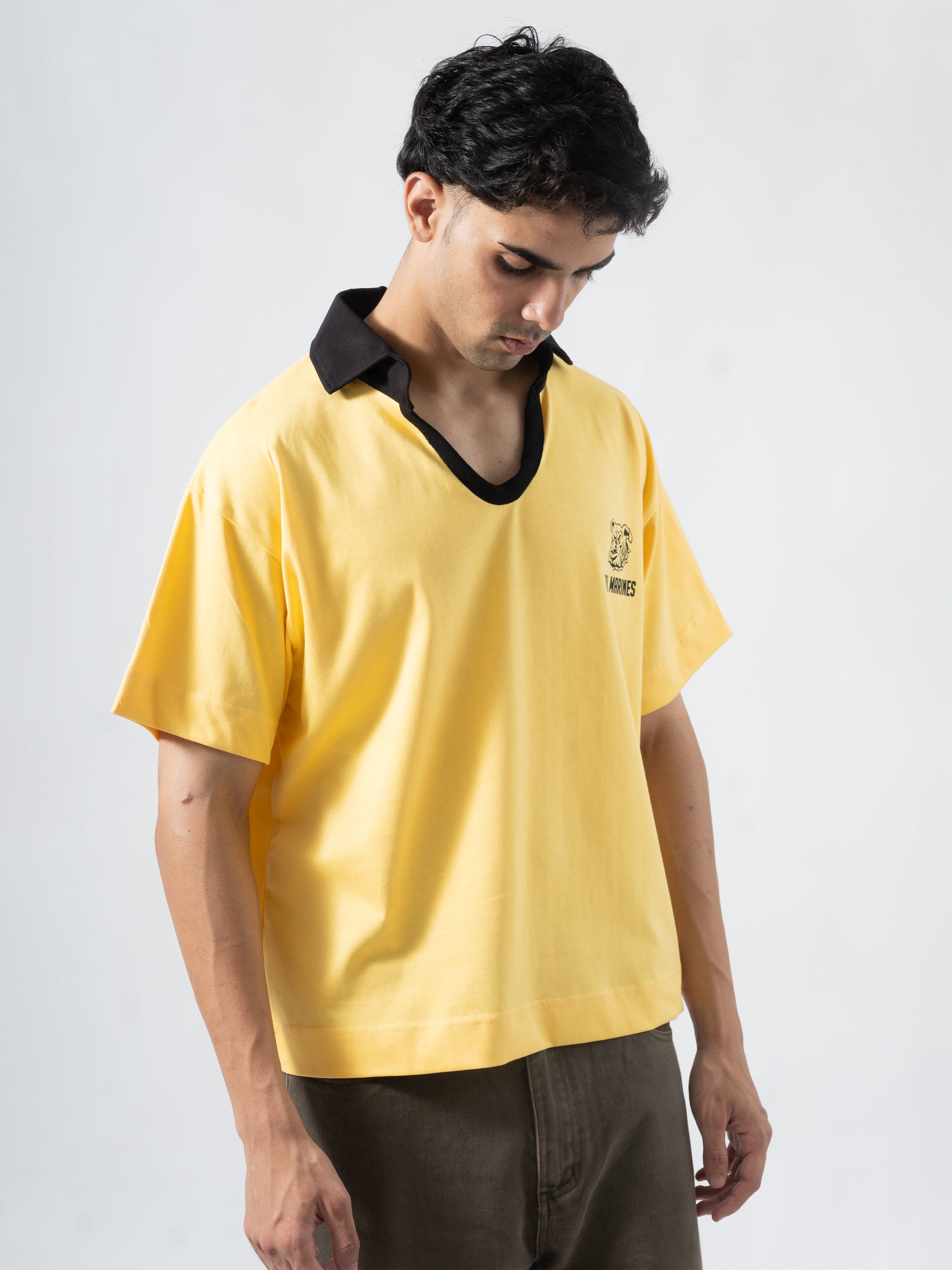 Marines Rugby Tee - Yellow