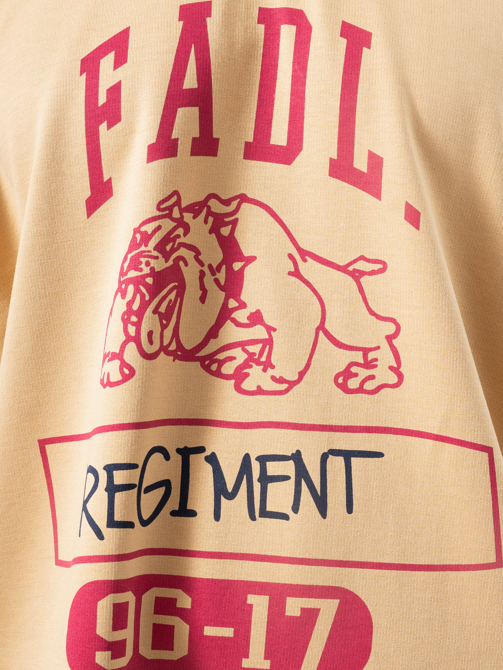 Regiment Raglan Tee - Sand/Navy