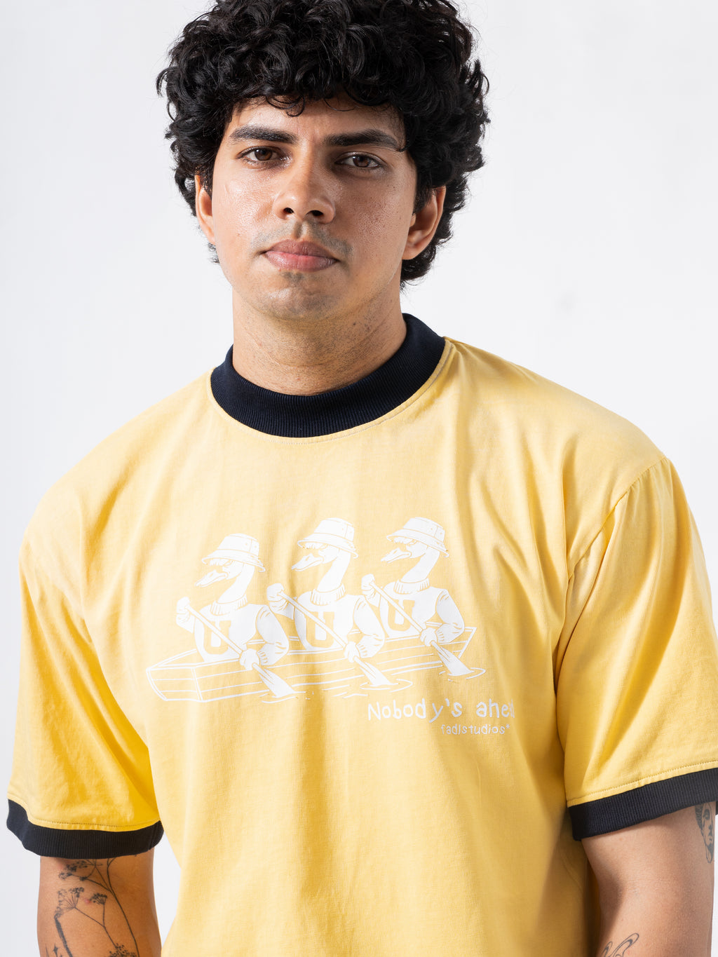 Archive Ringer Tee - Butter