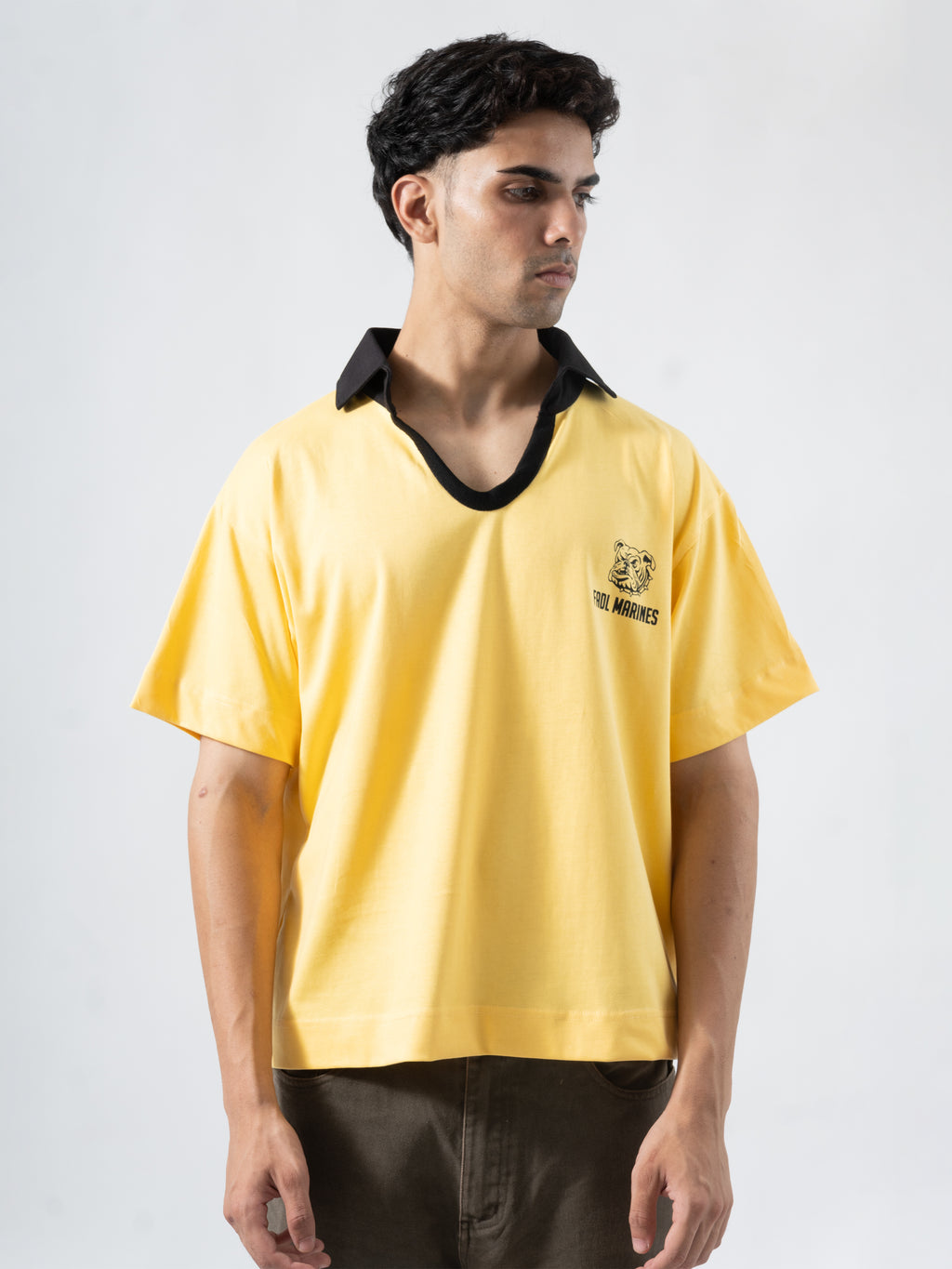 Marines Rugby Tee - Yellow