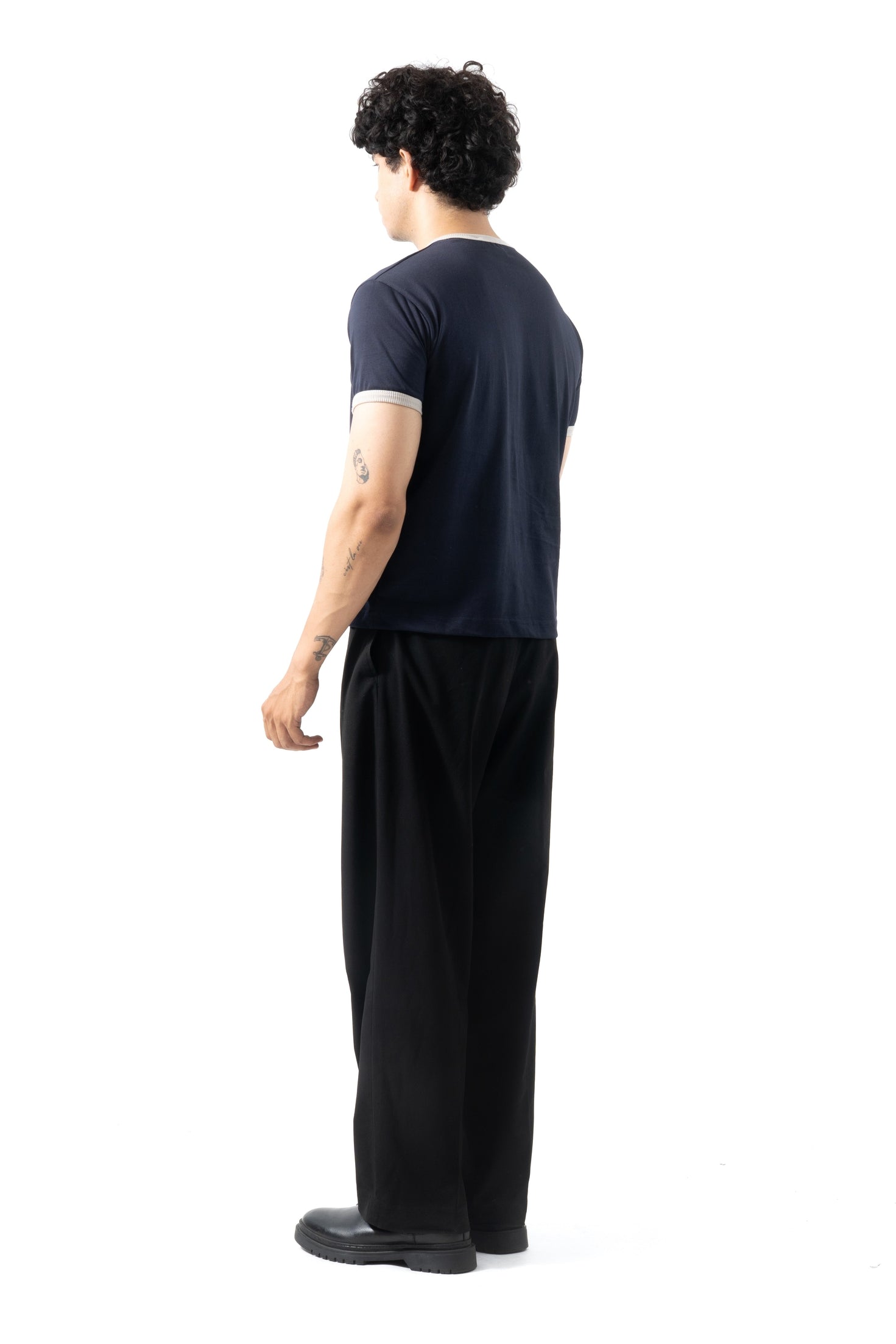 Core Ringer Tee - Navy