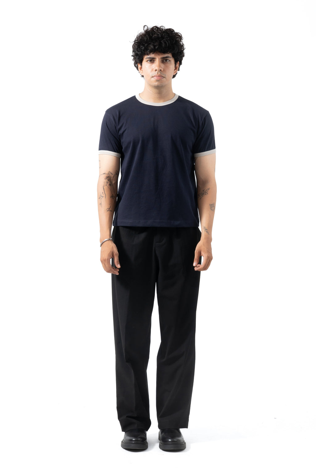 Core Ringer Tee - Navy