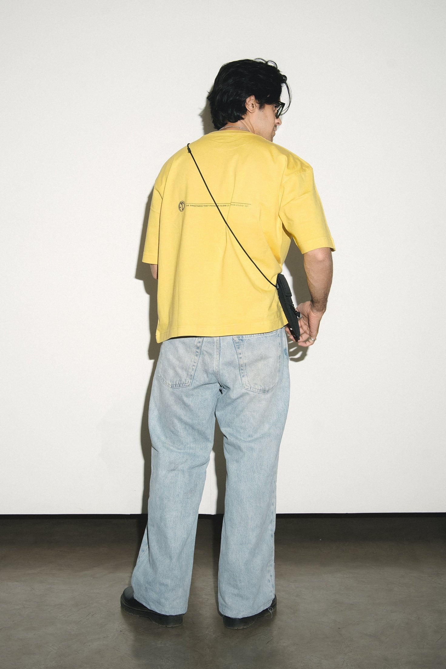 Desire Noir tee - Yellow